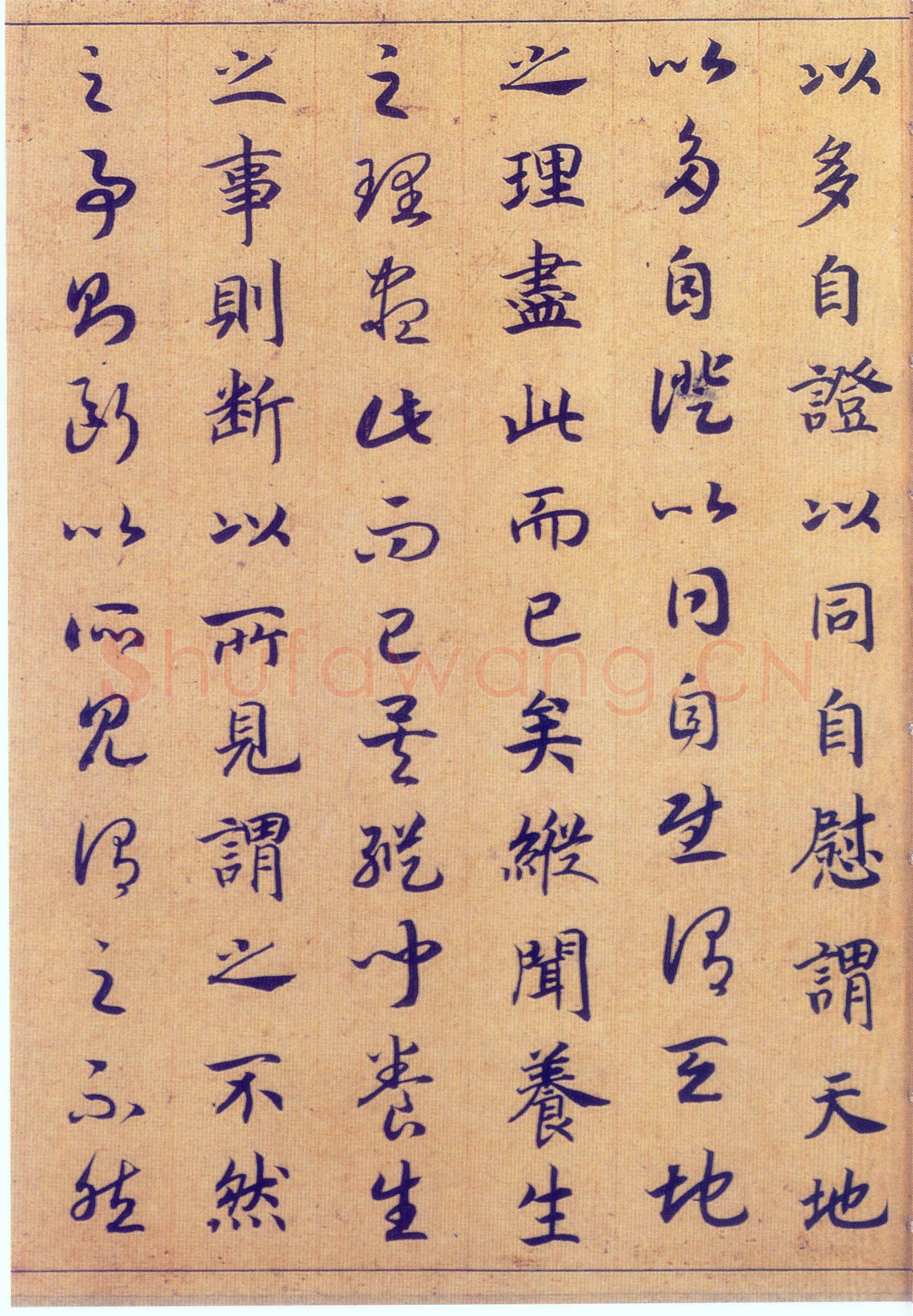 赵构《真草书养生论卷》纸本 23.5×602.8cm 上海博物馆藏