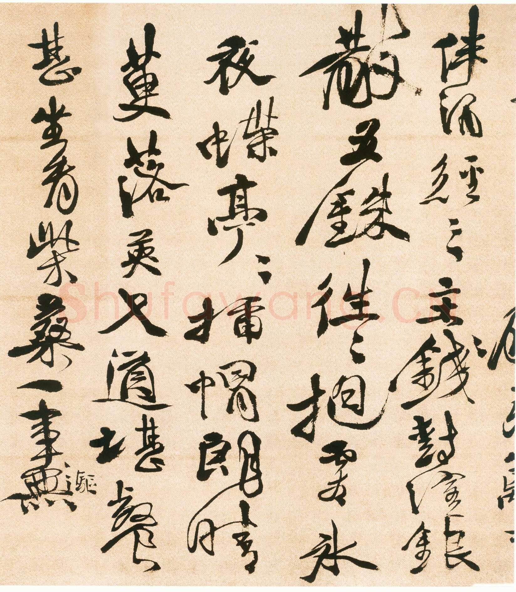 徐渭《女芙馆十咏》卷 纸本 行书 29.8×446.8cm。上海博物馆藏