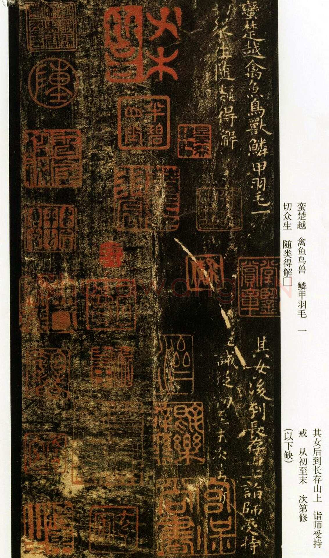 褚遂良《小楷灵宝经》墨拓 日本三井纪念美术馆藏(听冰阁旧藏本)