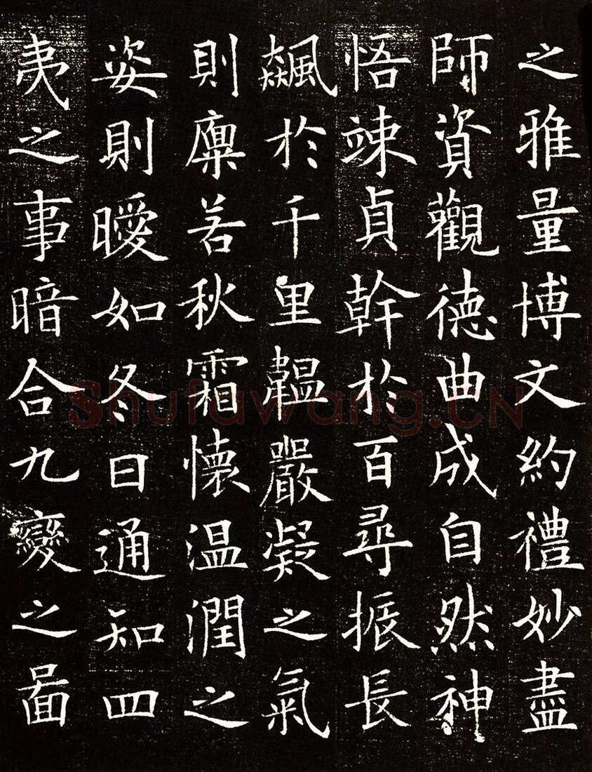 欧阳询《李誉墓志》墨拓(疑)58.8cm× 58.8cm
