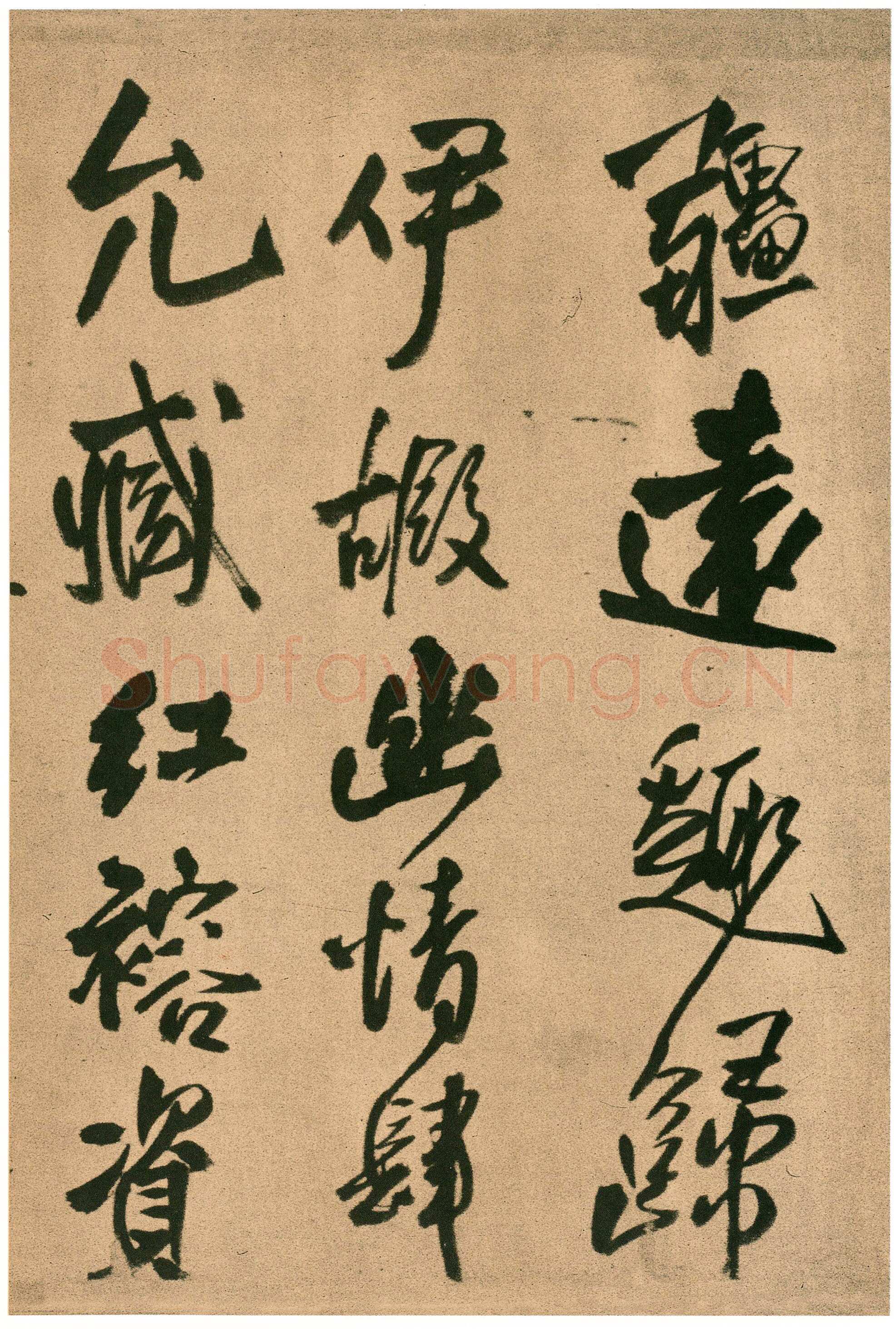 王铎《行书自书五言律诗五首诗卷》清顺治三年(丙戌1646年)花绫 24.6×246.9cm 上海博物馆藏