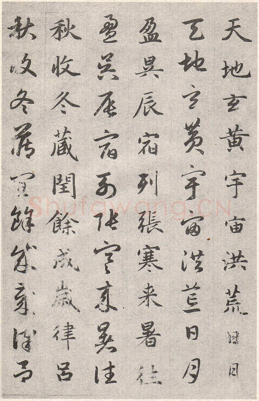 赵孟頫《真草千字文》卷 上海博物馆藏