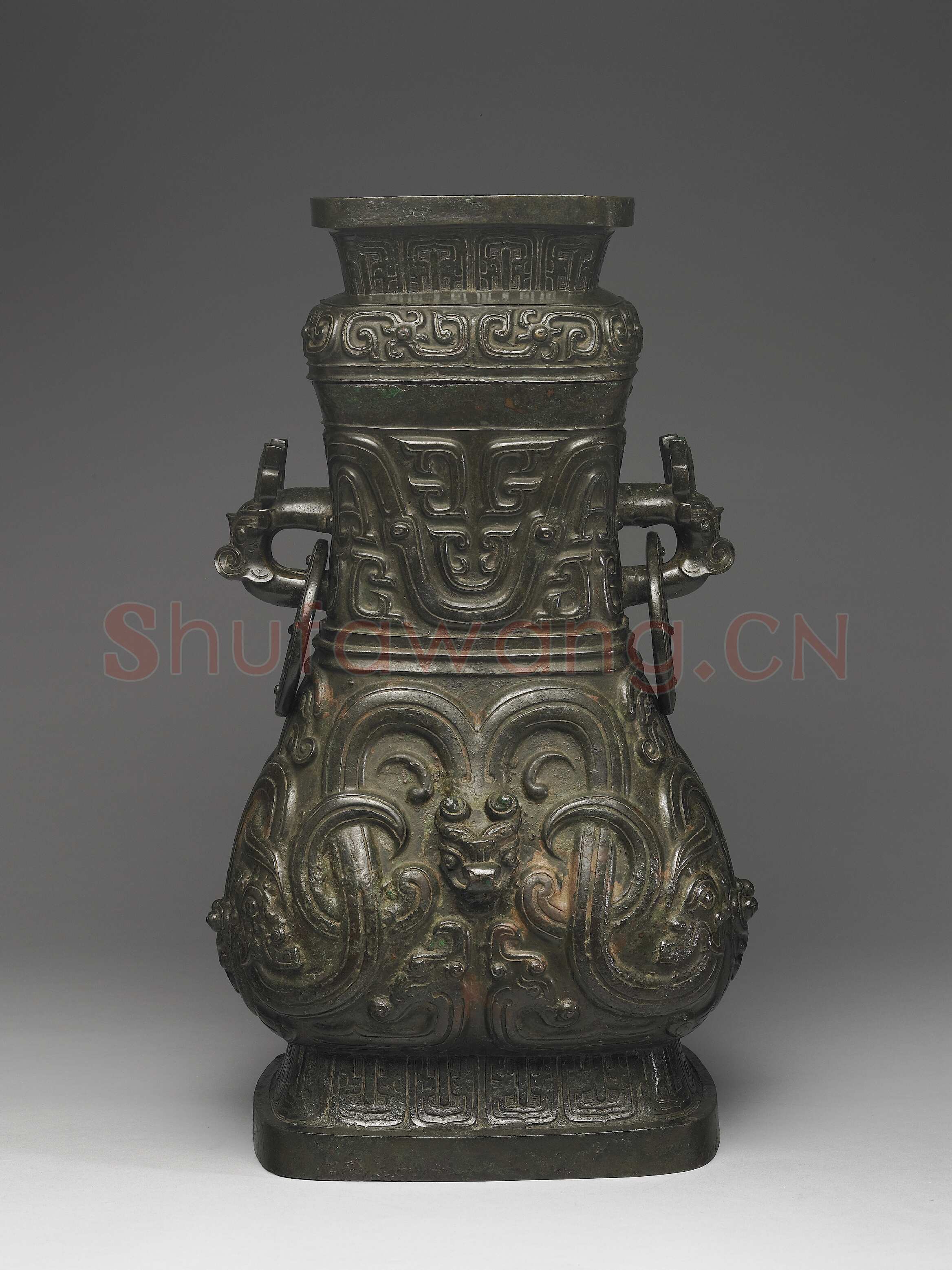 颂壶金文作品欣赏,摘自先秦颂壶