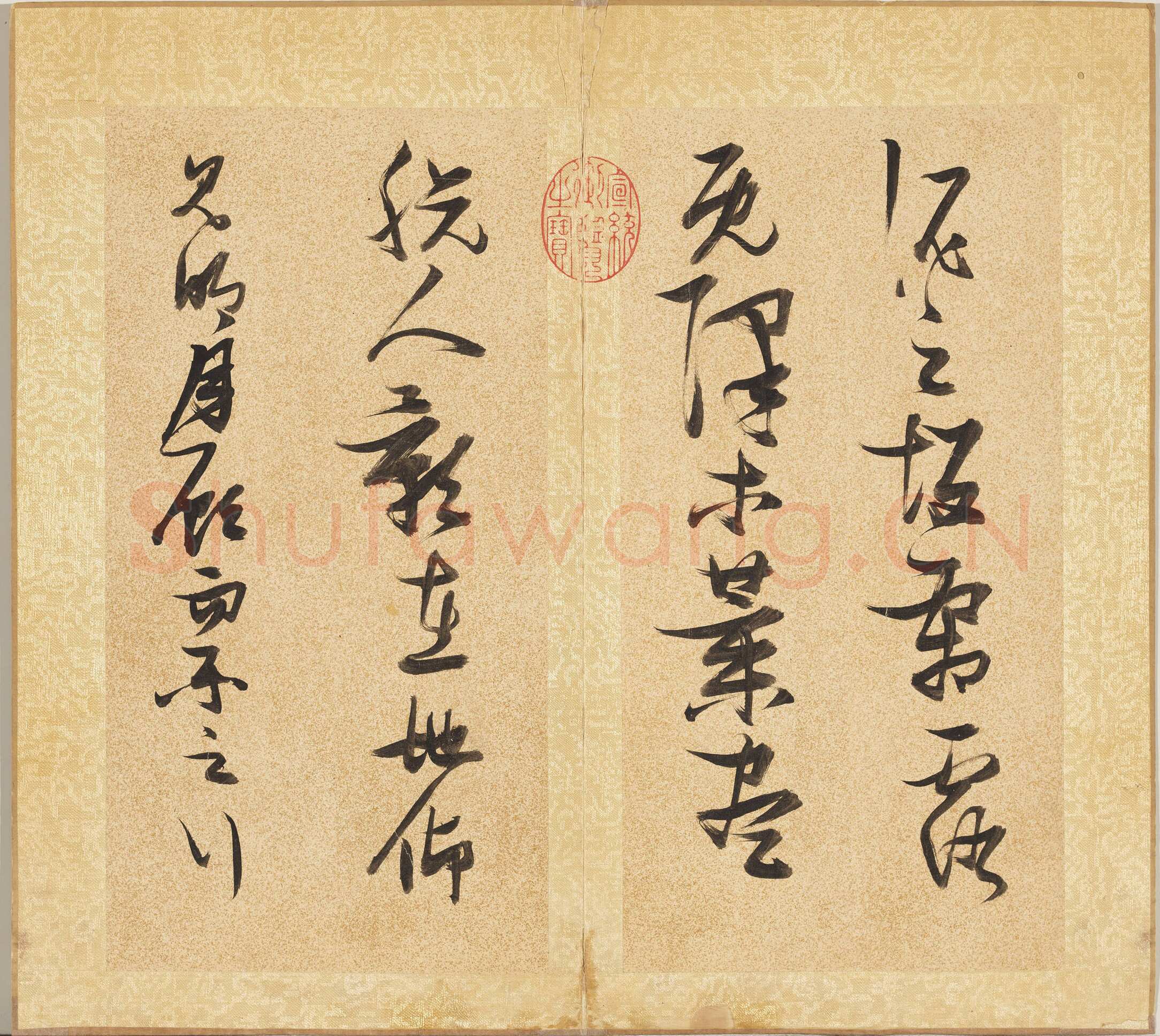 张瑞图《草书后赤壁赋册》纸本草书 29.3x15cm ×15 天启七年(1627)台北故宫博物院藏