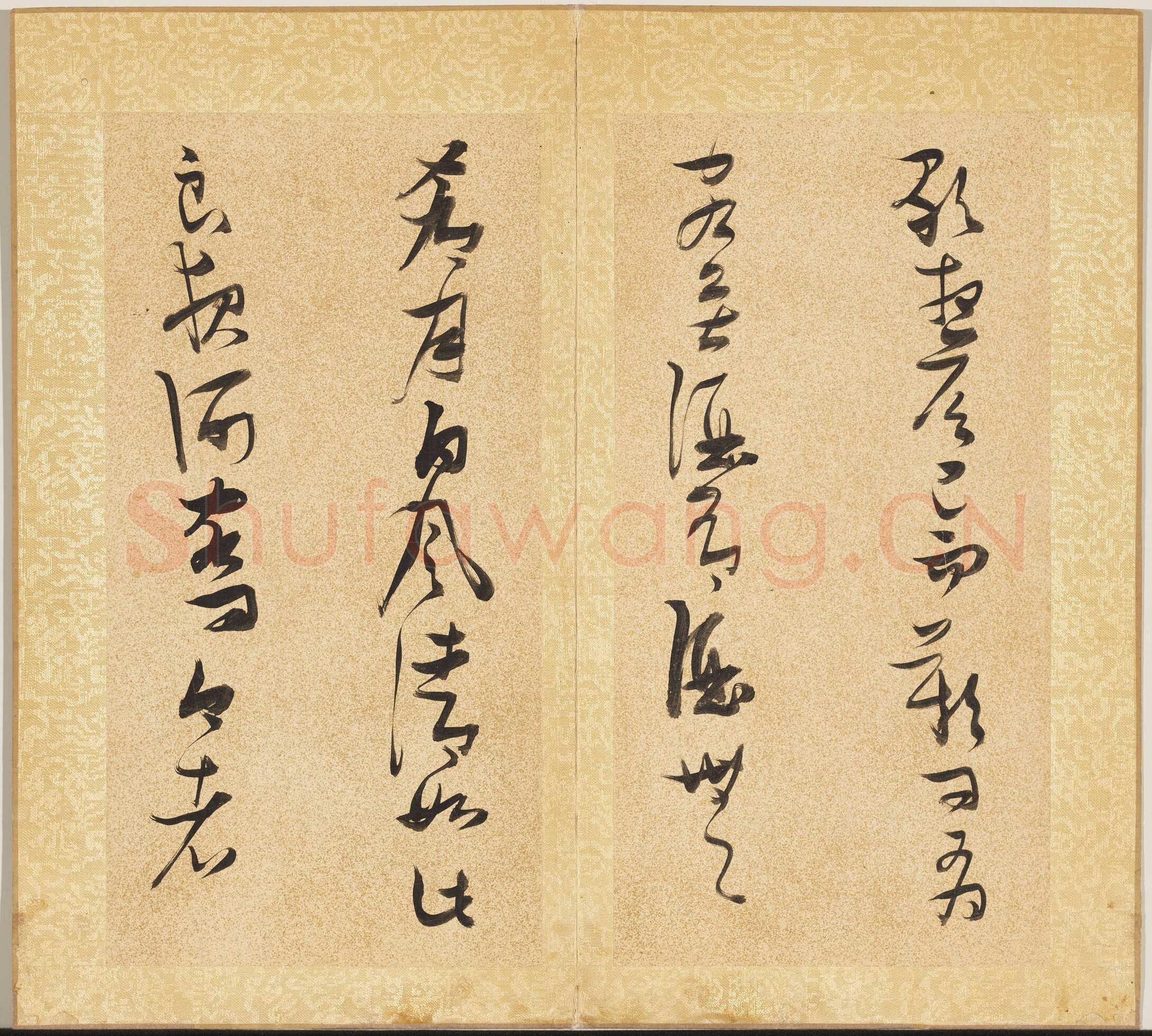 张瑞图《草书后赤壁赋册》纸本草书 29.3x15cm ×15 天启七年(1627)台北故宫博物院藏