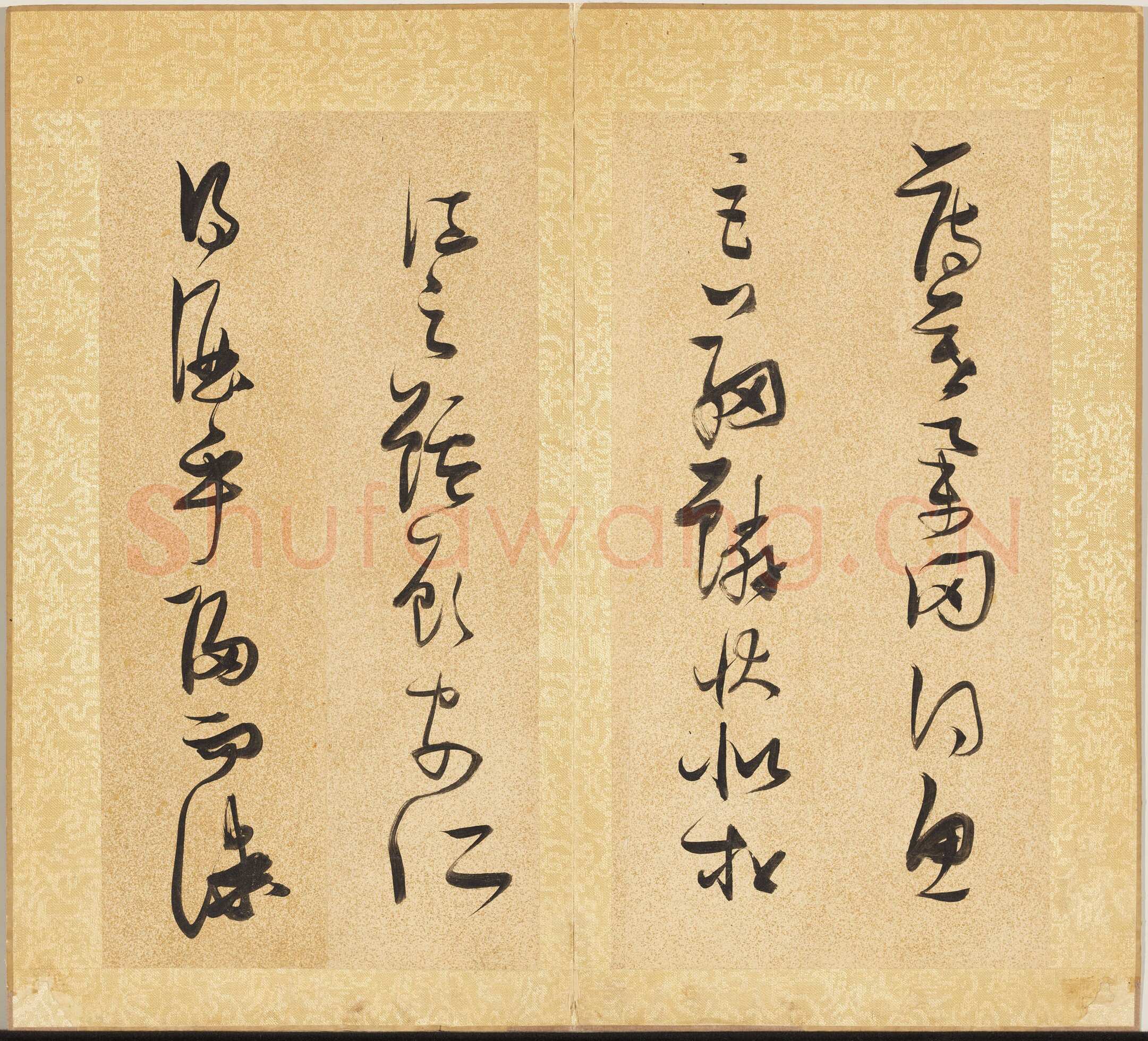 张瑞图《草书后赤壁赋册》纸本草书 29.3x15cm ×15 天启七年(1627)台北故宫博物院藏