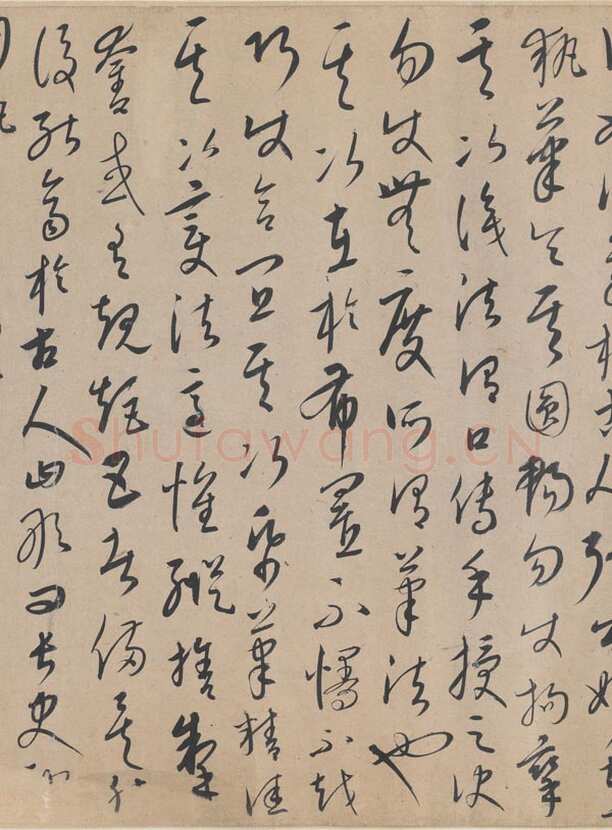 康里巎巎《草书张旭笔法卷》纸本 35.8×329.6cm 至顺四年(1333)北京故宫博物院藏