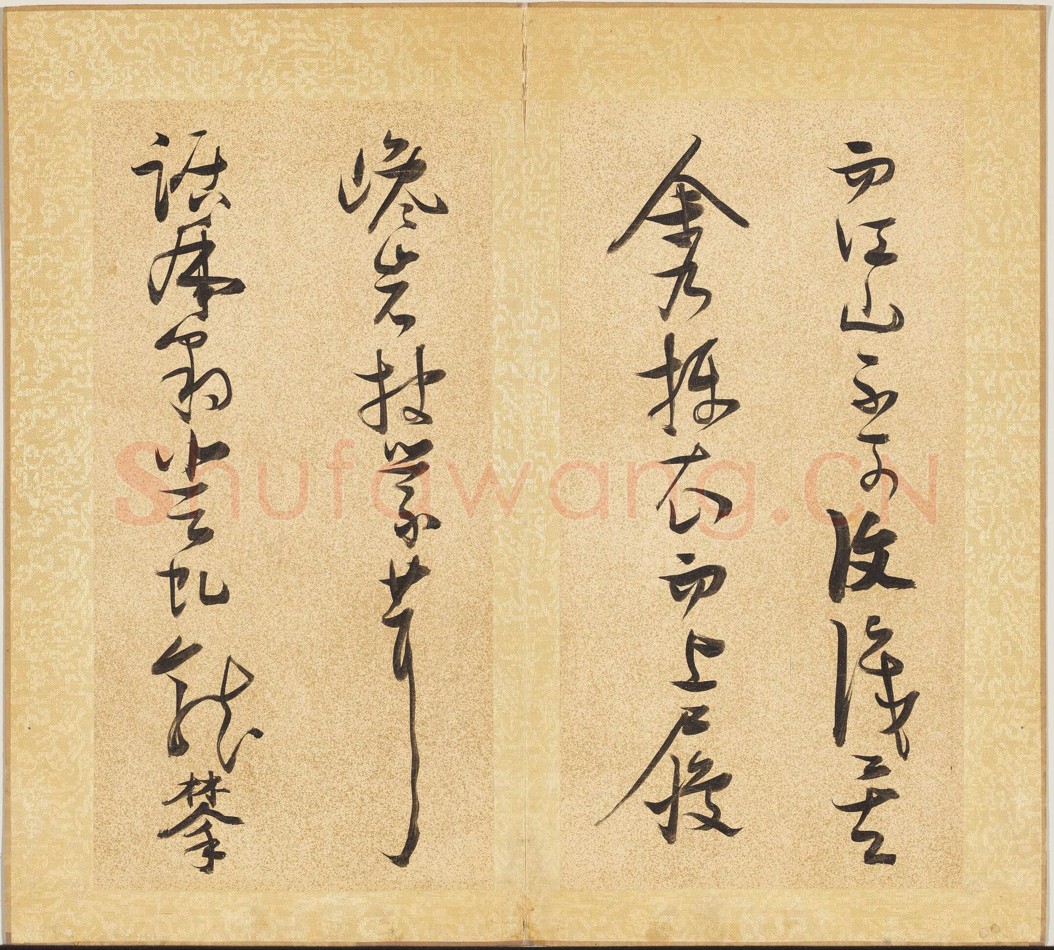 张瑞图《草书后赤壁赋册》纸本草书 29.3x15cm ×15 天启七年(1627)台北故宫博物院藏