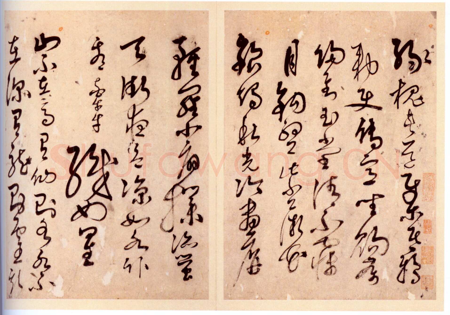 解缙《草书诗帖》册 纸本 十七开半 每开30.7×22.6cm 北京故宫博物院藏