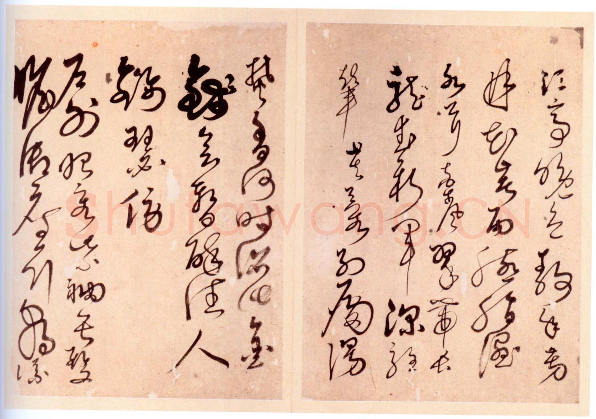 解缙《草书诗帖》册 纸本 十七开半 每开30.7×22.6cm 北京故宫博物院藏