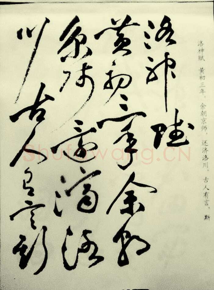 祝允明《草书洛神赋》