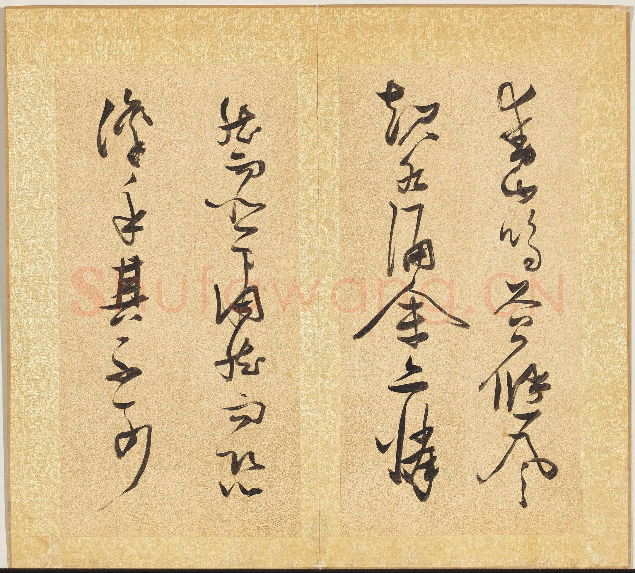 张瑞图《草书后赤壁赋册》纸本草书 29.3x15cm ×15 天启七年(1627)台北故宫博物院藏