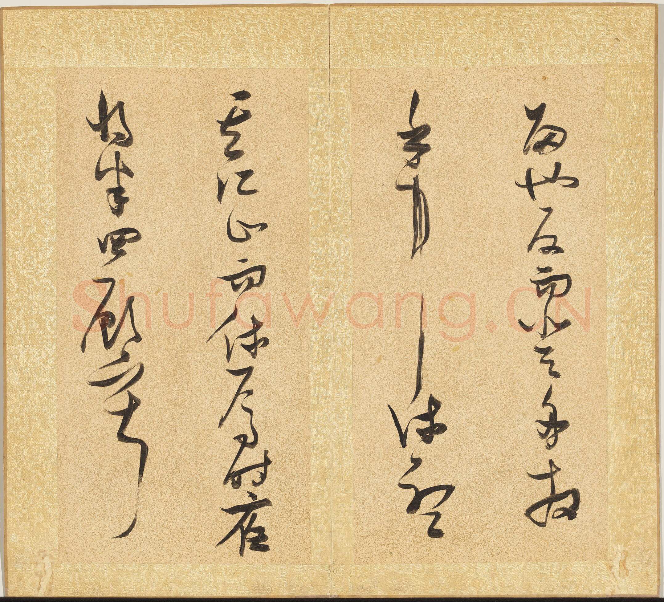 张瑞图《草书后赤壁赋册》纸本草书 29.3x15cm ×15 天启七年(1627)台北故宫博物院藏