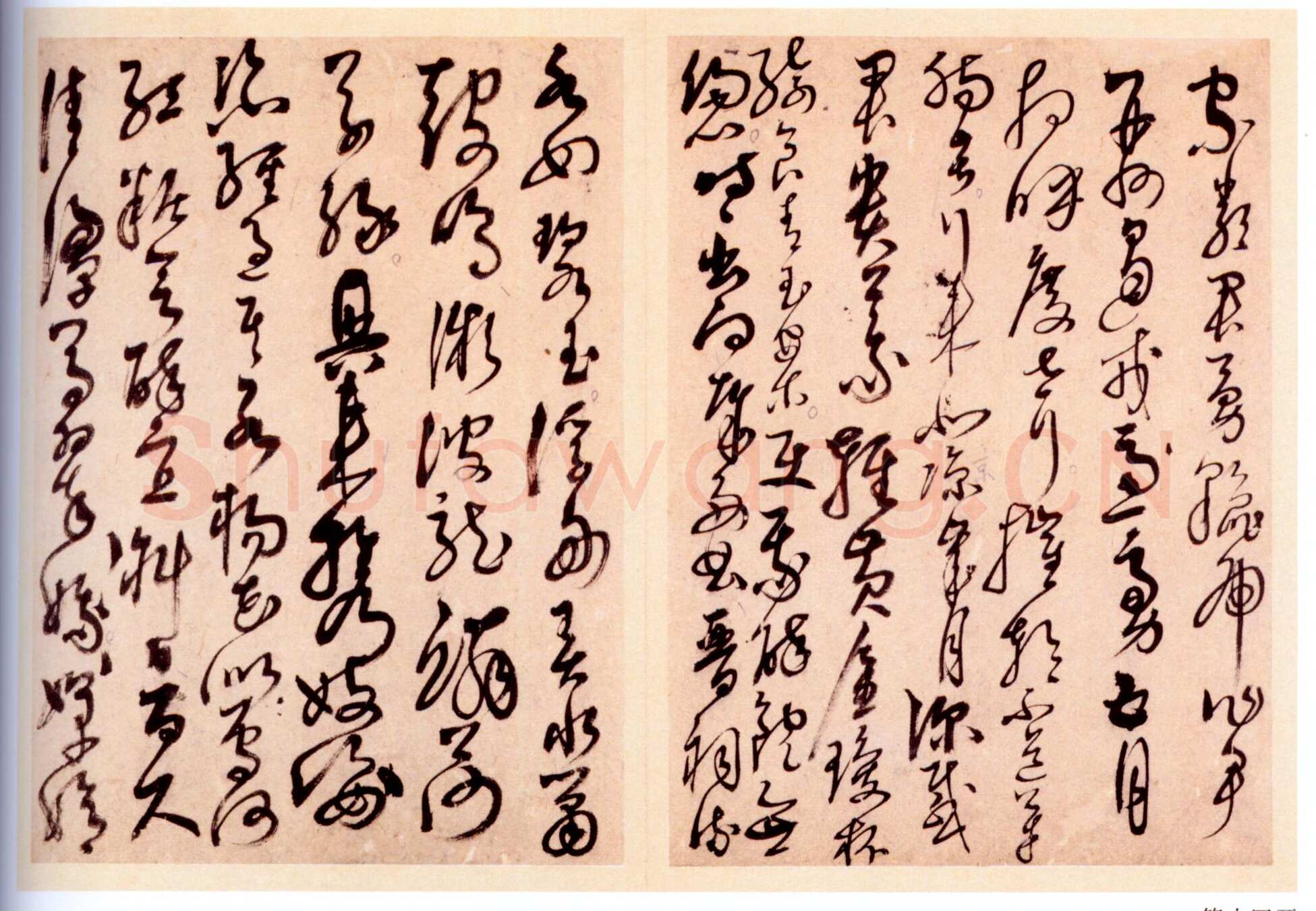 解缙《草书诗帖》册 纸本 十七开半 每开30.7×22.6cm 北京故宫博物院藏