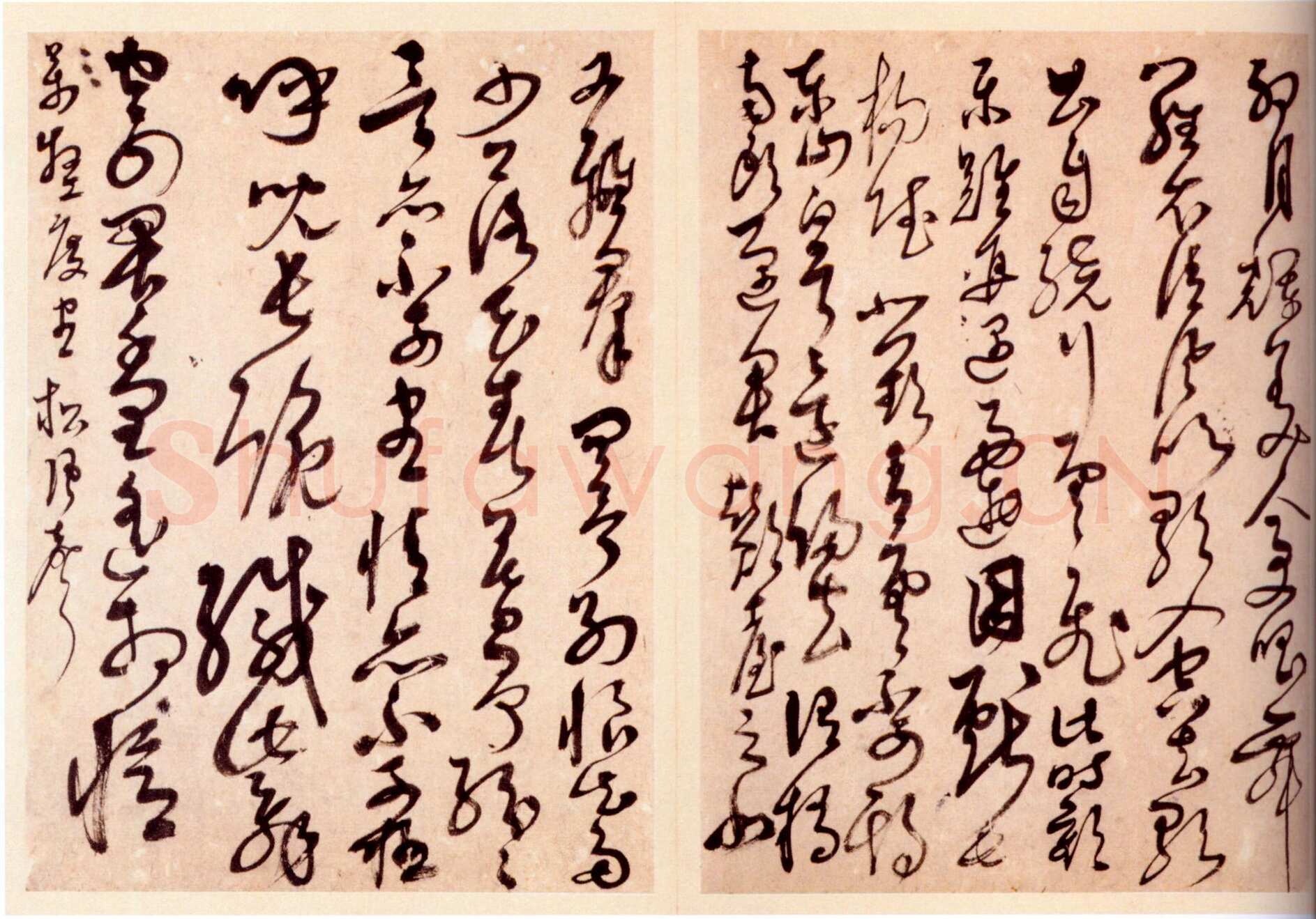 解缙《草书诗帖》册 纸本 十七开半 每开30.7×22.6cm 北京故宫博物院藏