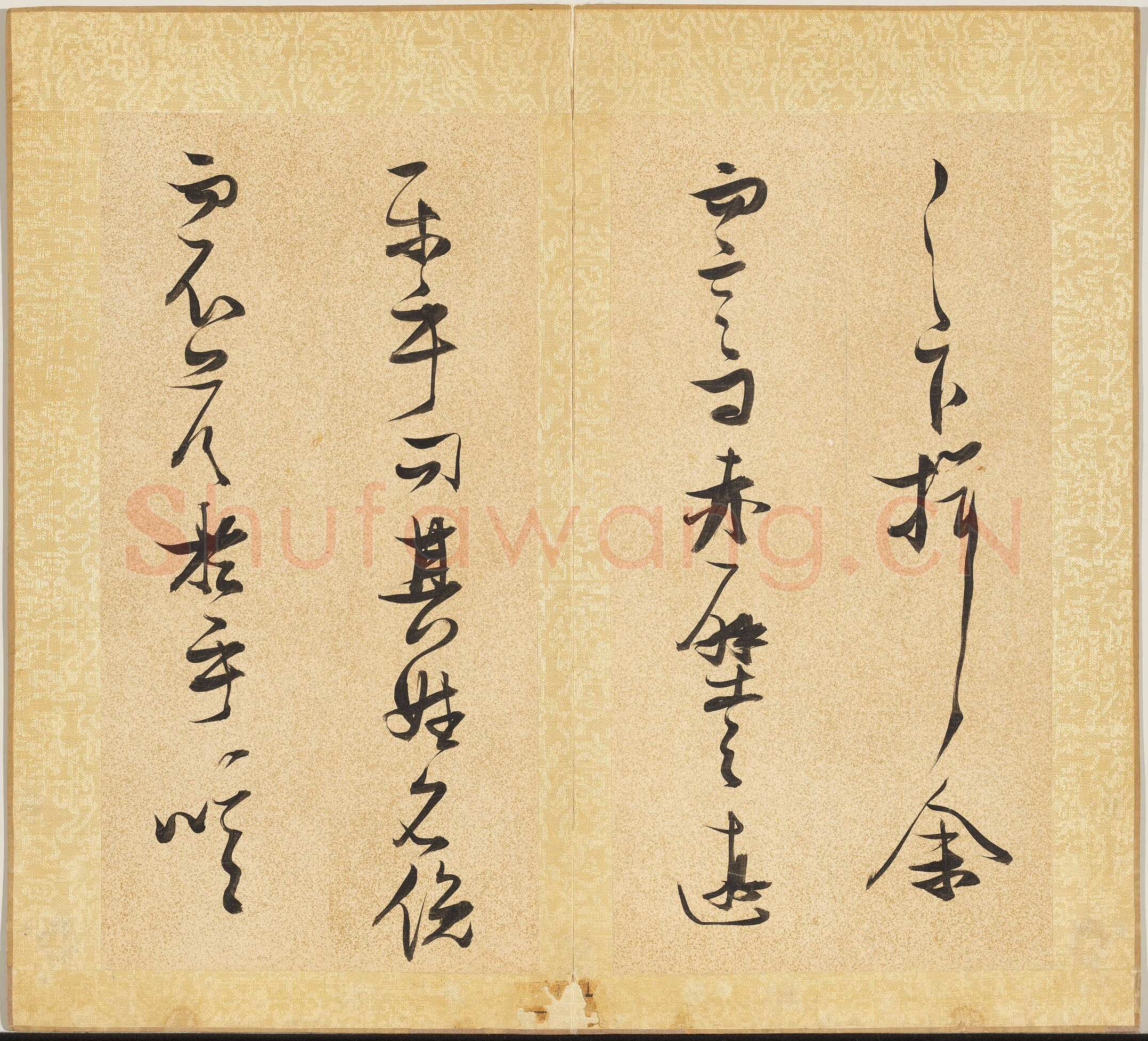 张瑞图《草书后赤壁赋册》纸本草书 29.3x15cm ×15 天启七年(1627)台北故宫博物院藏