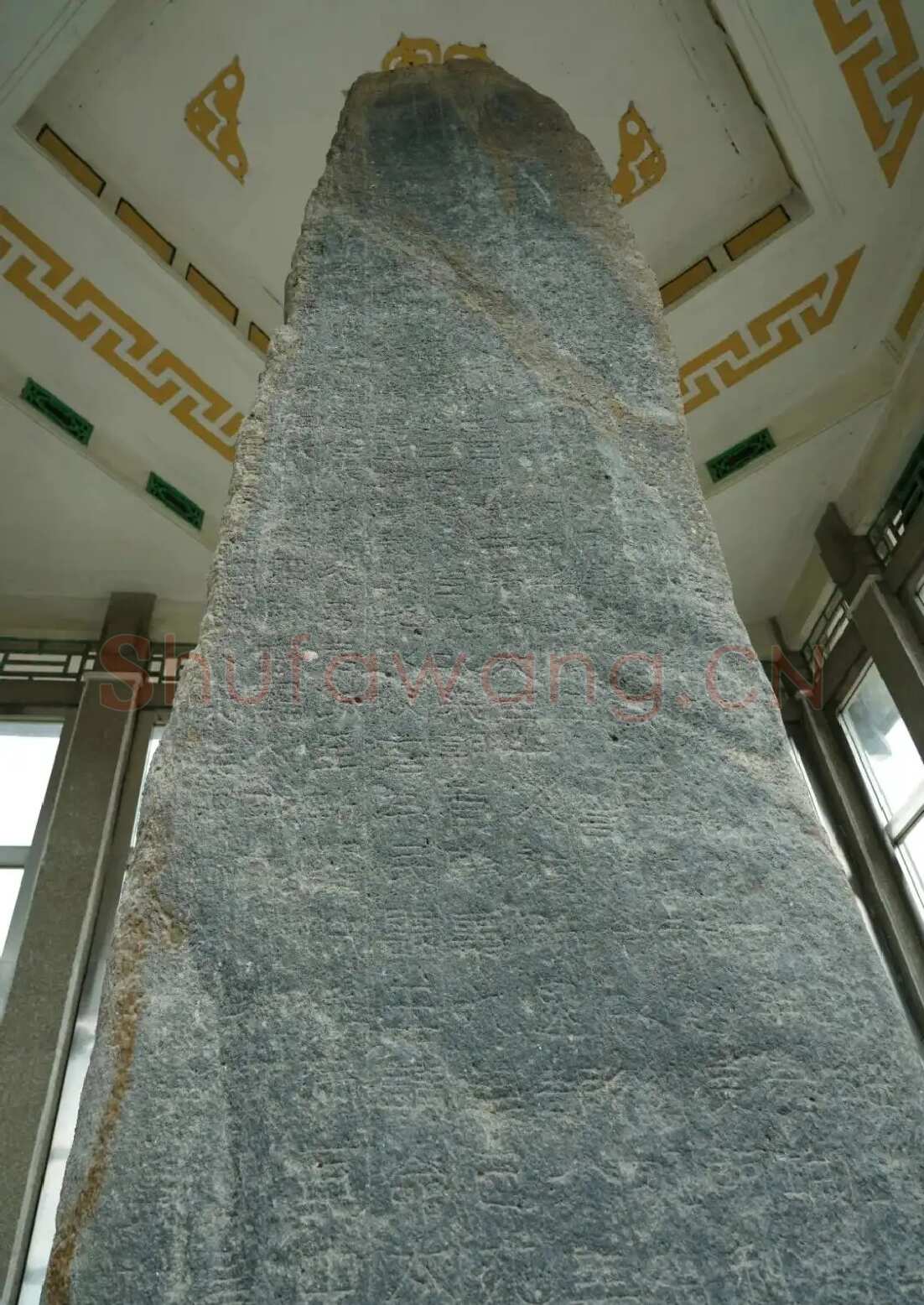 好大王碑东晋碑刻碑拓,摘自东晋好大王碑
