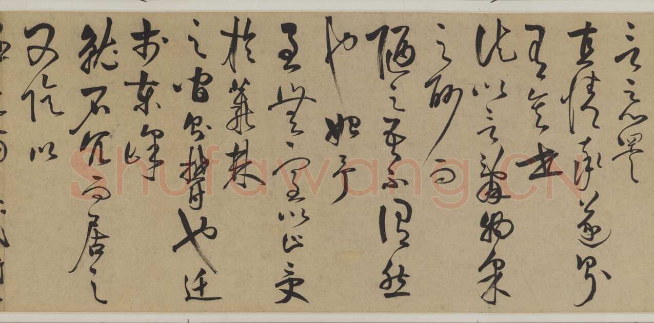 王守仁《何陋轩记》卷 纸本 草书 29.8×679.2cm 日本东京国立博物馆藏