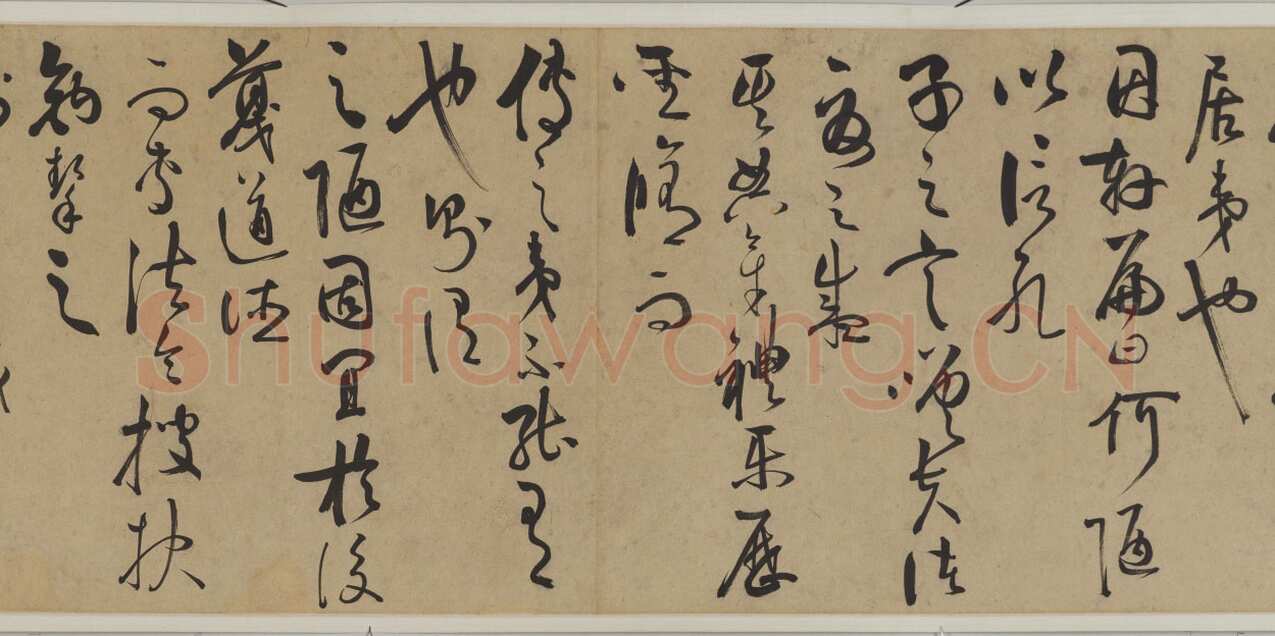 王守仁《何陋轩记》卷 纸本 草书 29.8×679.2cm 日本东京国立博物馆藏