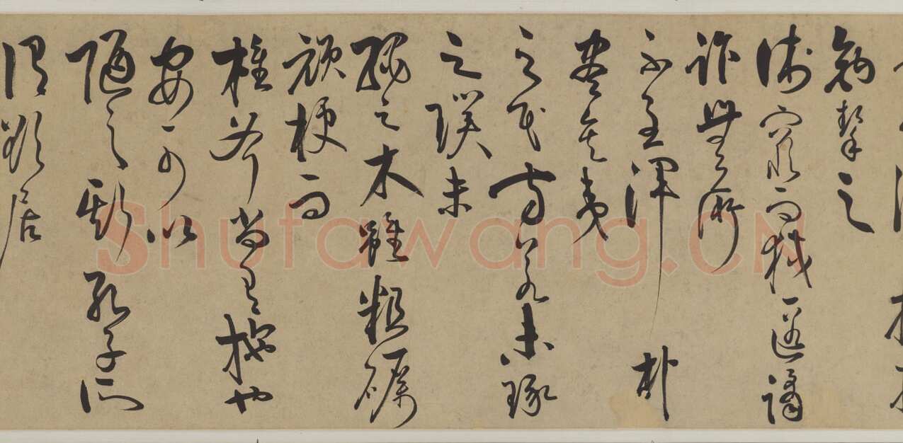 王守仁《何陋轩记》卷 纸本 草书 29.8×679.2cm 日本东京国立博物馆藏