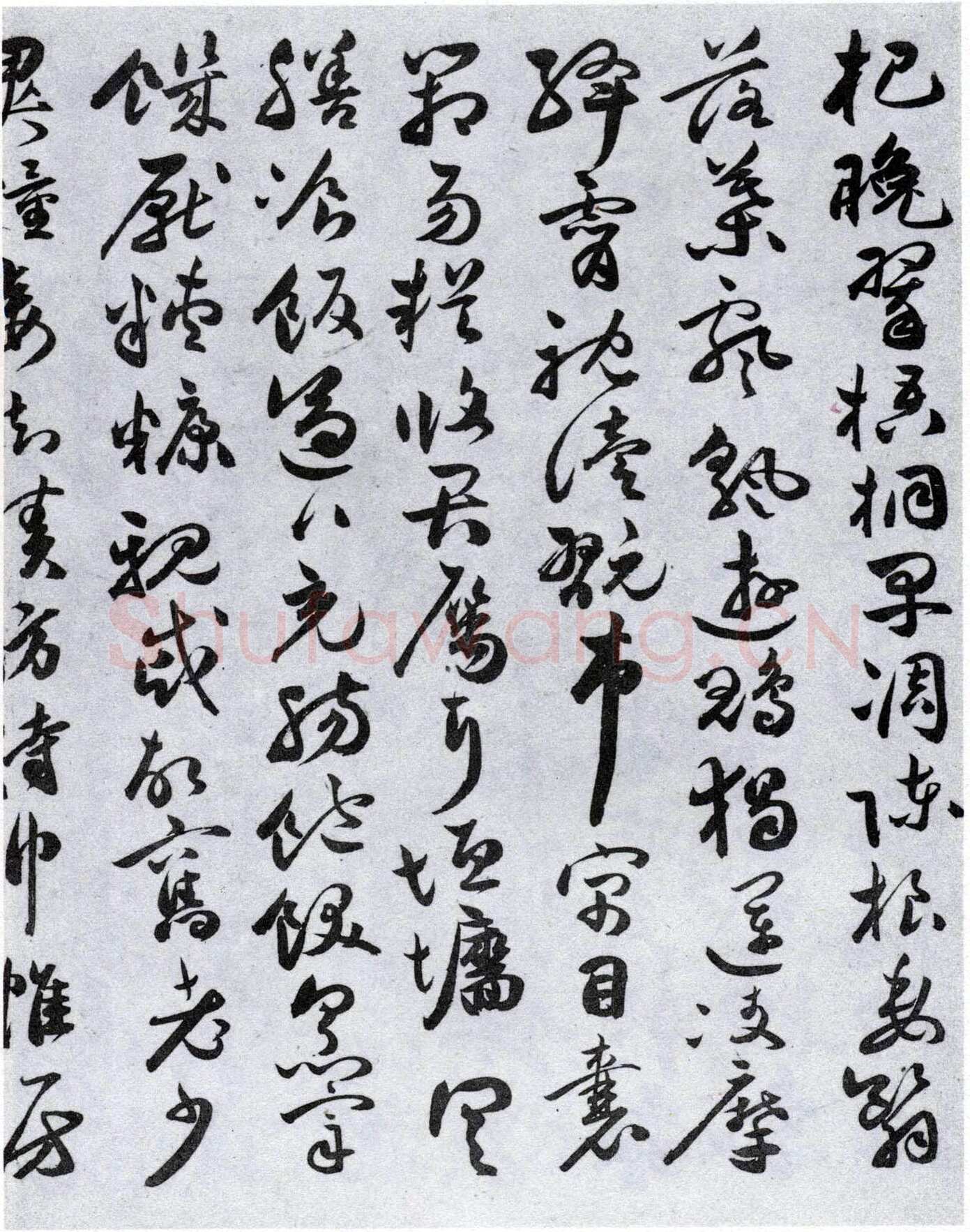 祝允明《草书千字文》纸本 纵31.1cm 横372.9cm 台北故宫博物院藏