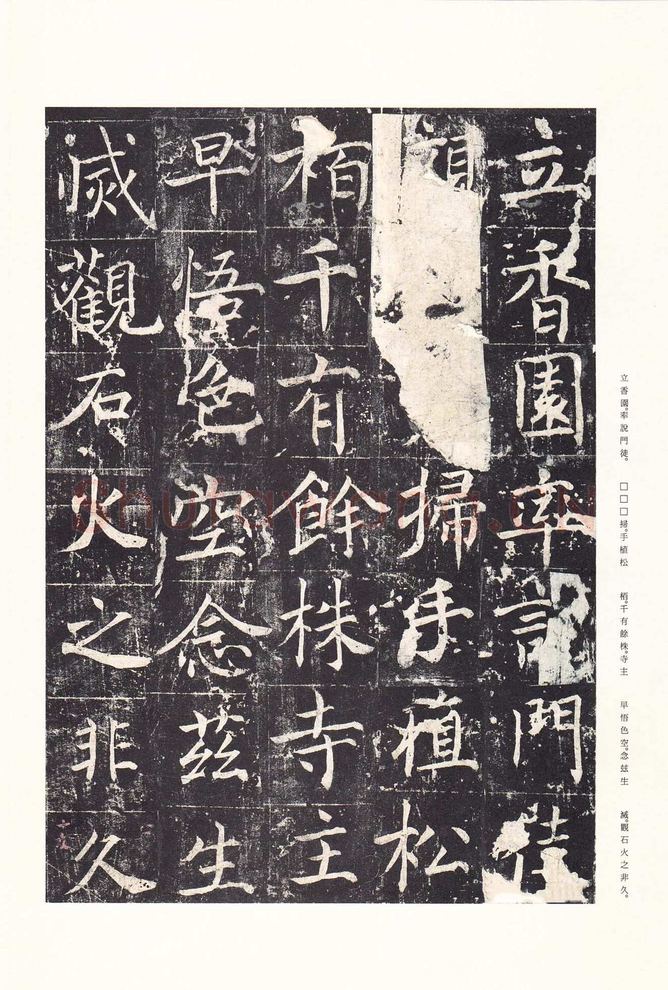 魏栖梧《善才寺碑》