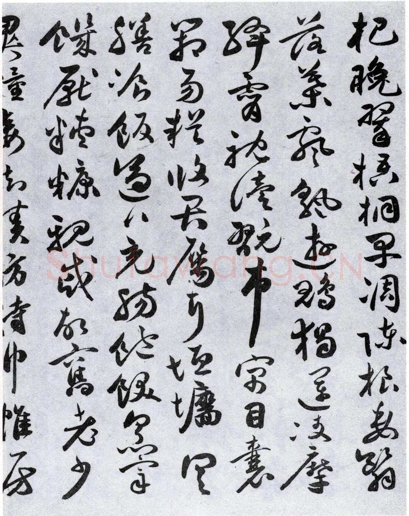 祝允明《草书千字文》纸本 纵31.1cm 横372.9cm 台北故宫博物院藏