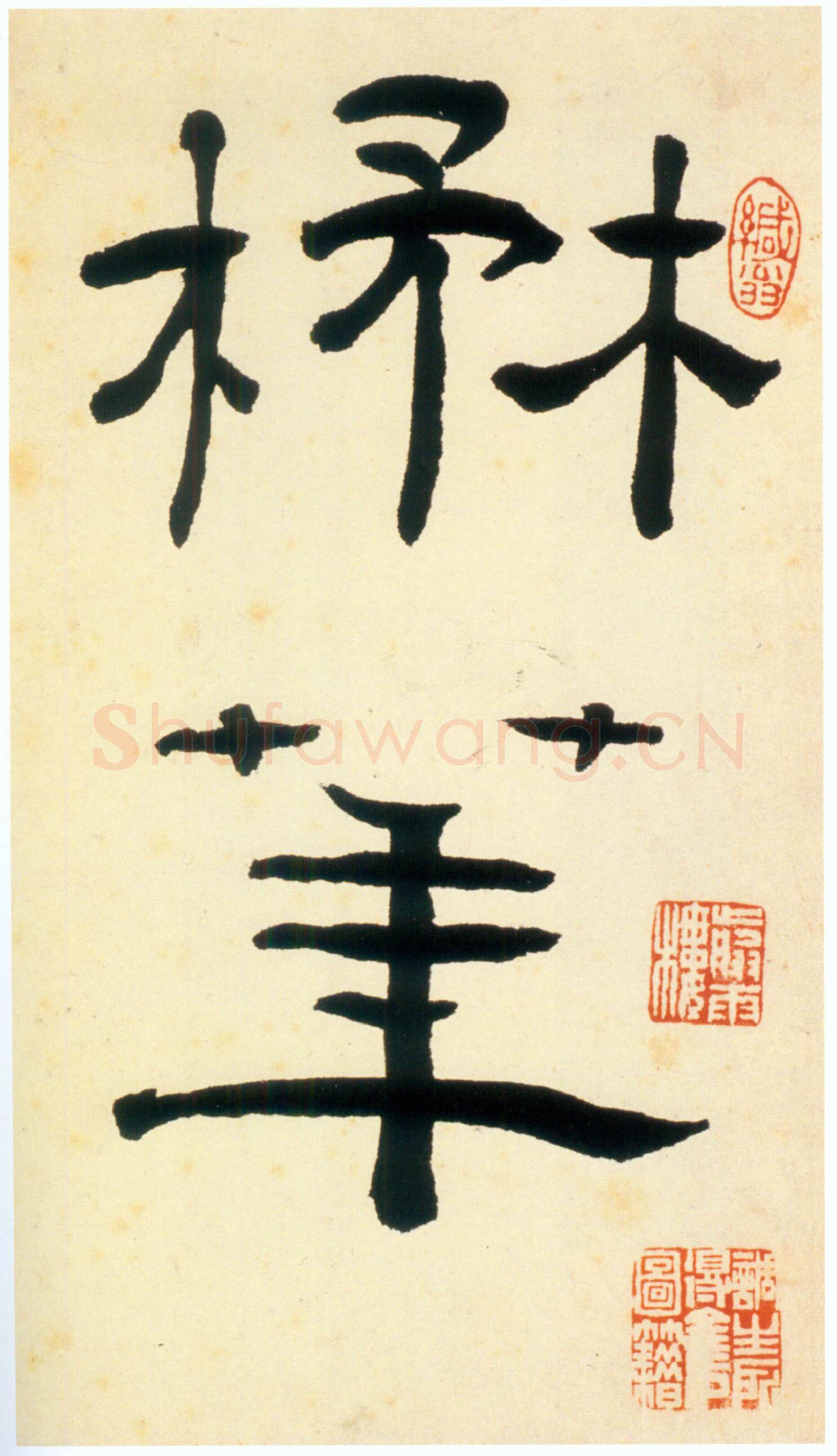 张迁碑秦汉墨迹作品欣赏,摘自秦汉张迁碑
