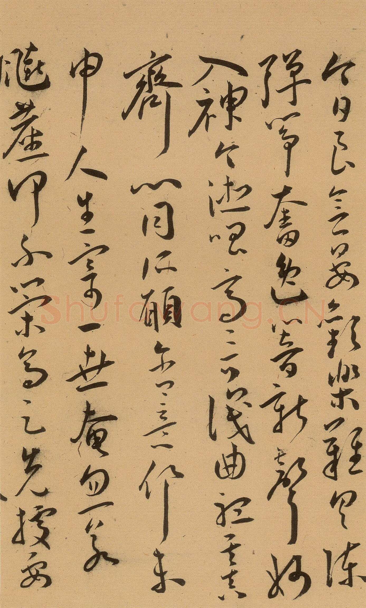 王宠《草书古诗十九首卷》纸本 草书 29.3×380.1cm 上海博物馆藏