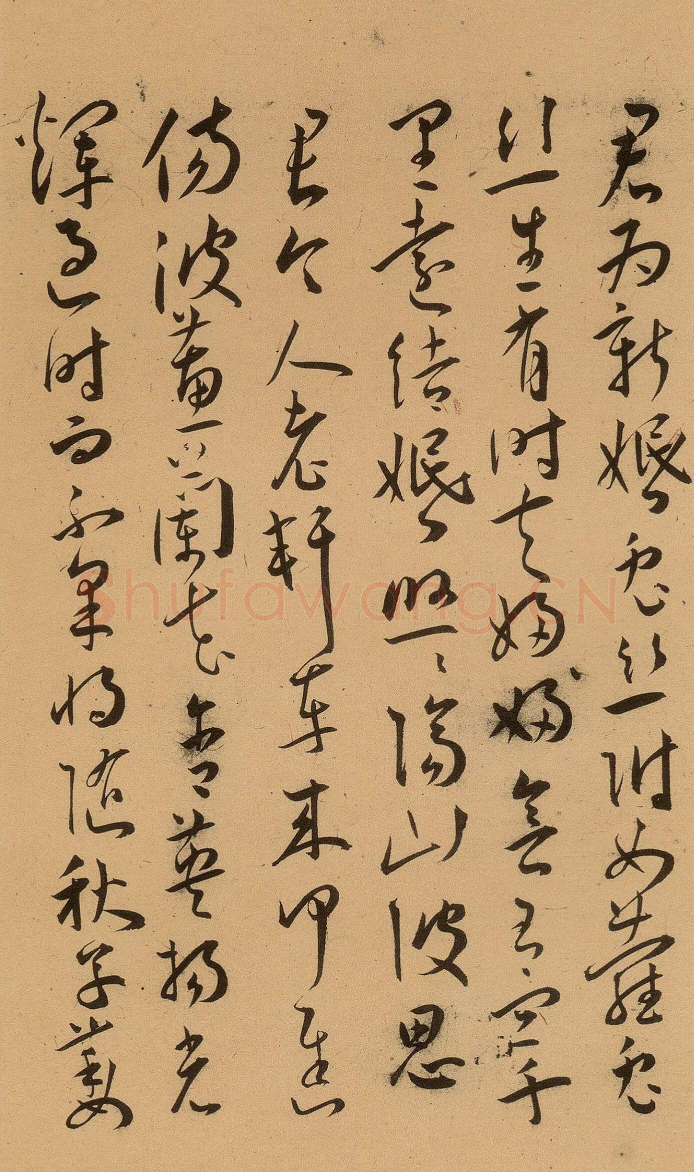 王宠《草书古诗十九首卷》纸本 草书 29.3×380.1cm 上海博物馆藏