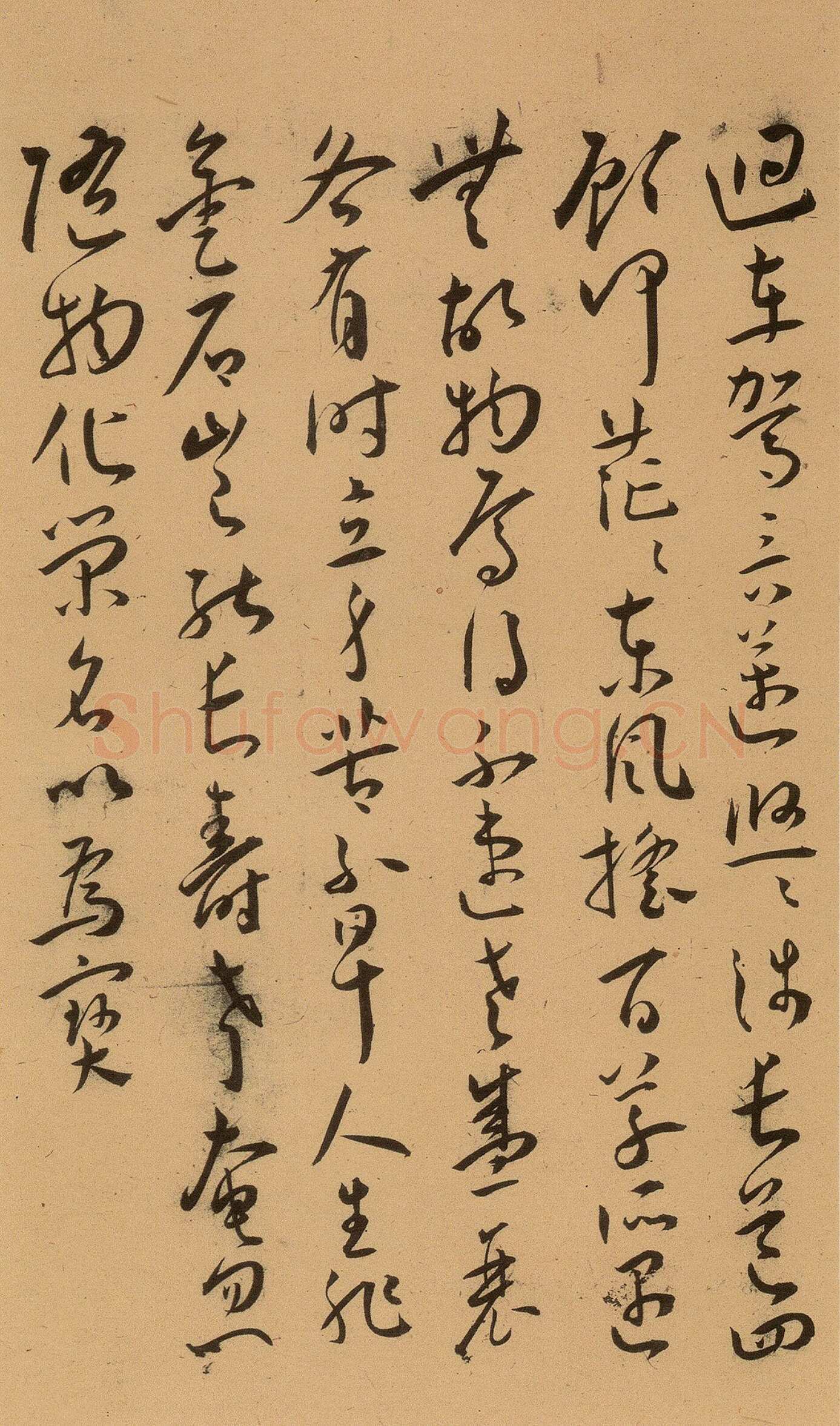 王宠《草书古诗十九首卷》纸本 草书 29.3×380.1cm 上海博物馆藏