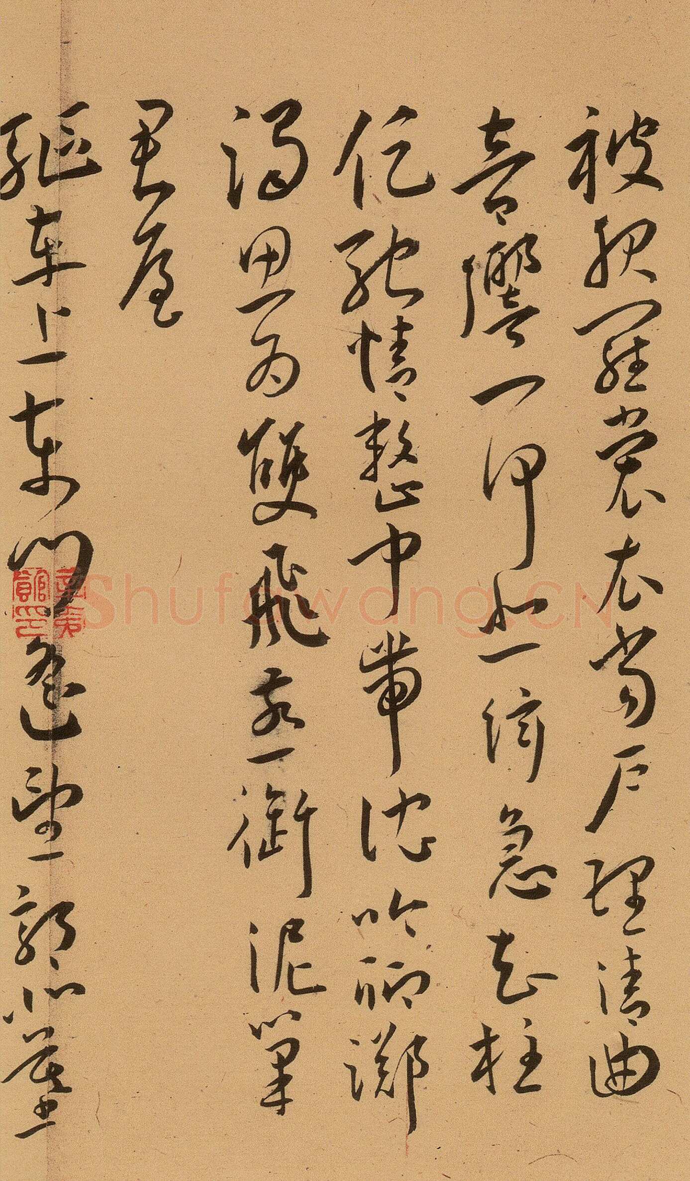 王宠《草书古诗十九首卷》纸本 草书 29.3×380.1cm 上海博物馆藏