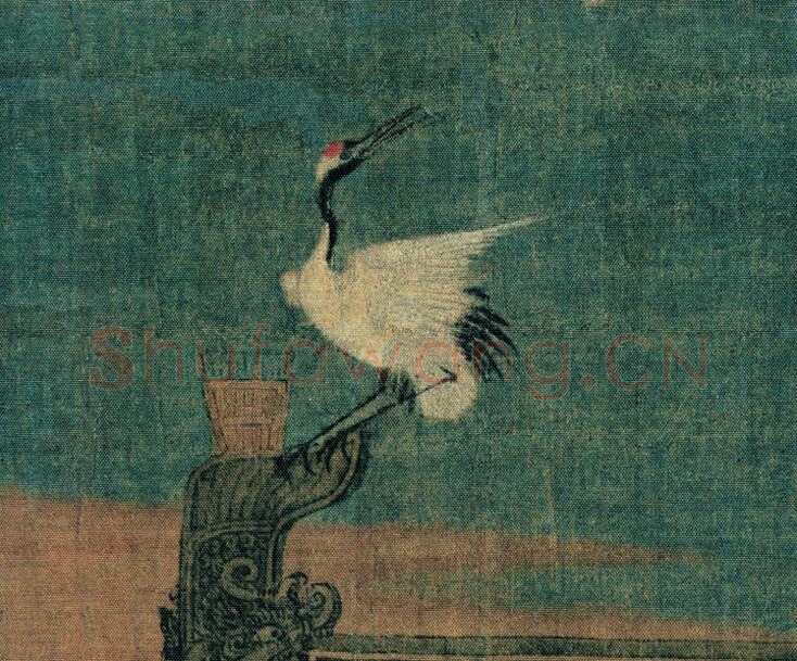 赵佶《瑞鹤图卷》绢本设色 51×138.2cm 辽宁省博物馆藏