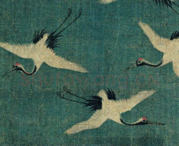 赵佶《瑞鹤图卷》绢本设色 51×138.2cm 辽宁省博物馆藏