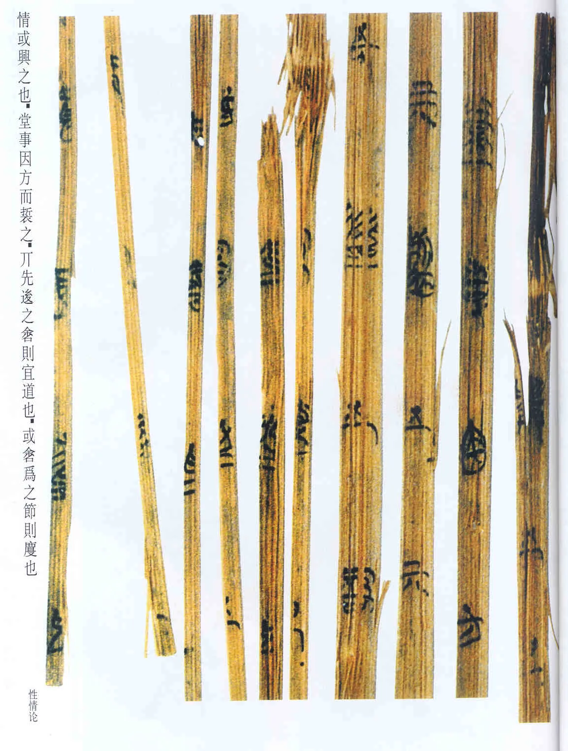 上海博物馆藏楚简朱书陶文作品欣赏,摘自先秦上海博物馆藏楚简