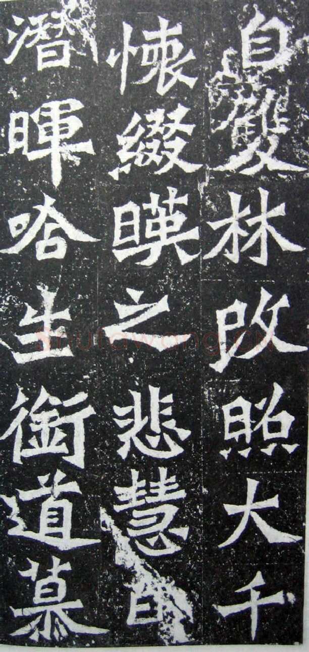 魏灵藏造像记龙门二十品书法作品,摘自北魏魏灵藏薛法绍造像记