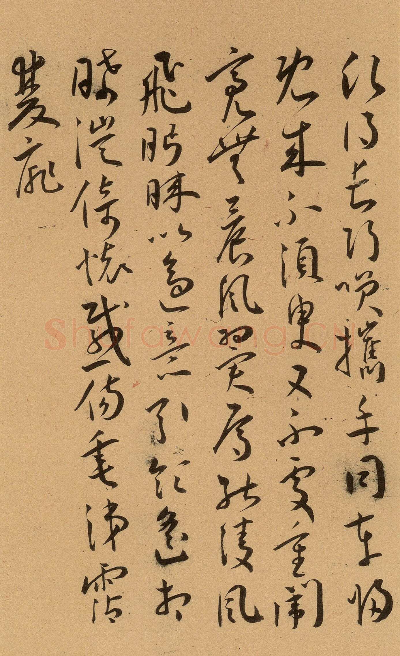 王宠《草书古诗十九首卷》纸本 草书 29.3×380.1cm 上海博物馆藏