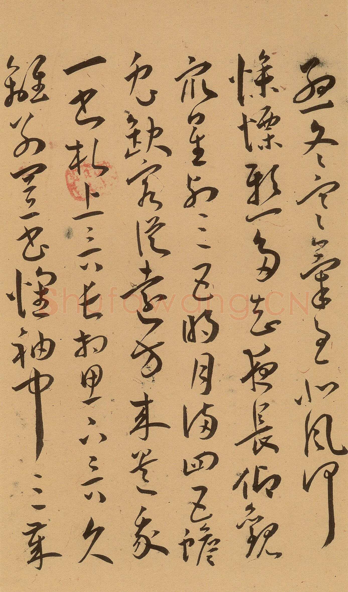 王宠《草书古诗十九首卷》纸本 草书 29.3×380.1cm 上海博物馆藏