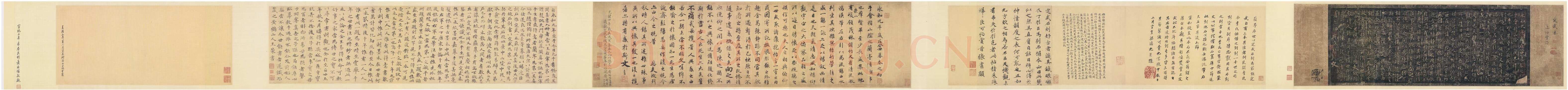 赵孟頫《临兰亭序》绢本行书 27.4×102cm 北京故宫博物院藏
