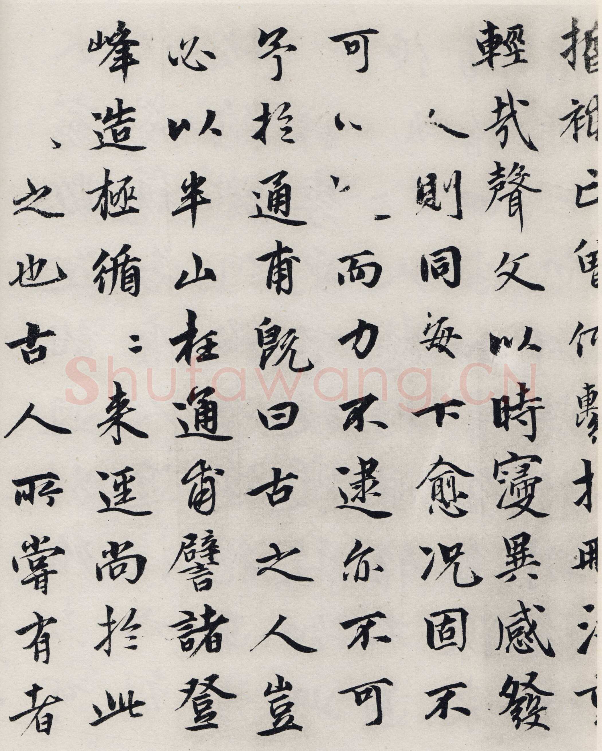龚璛《静春堂诗序卷》纸本行楷书 31.2×151cm 北京故宫博物院藏
