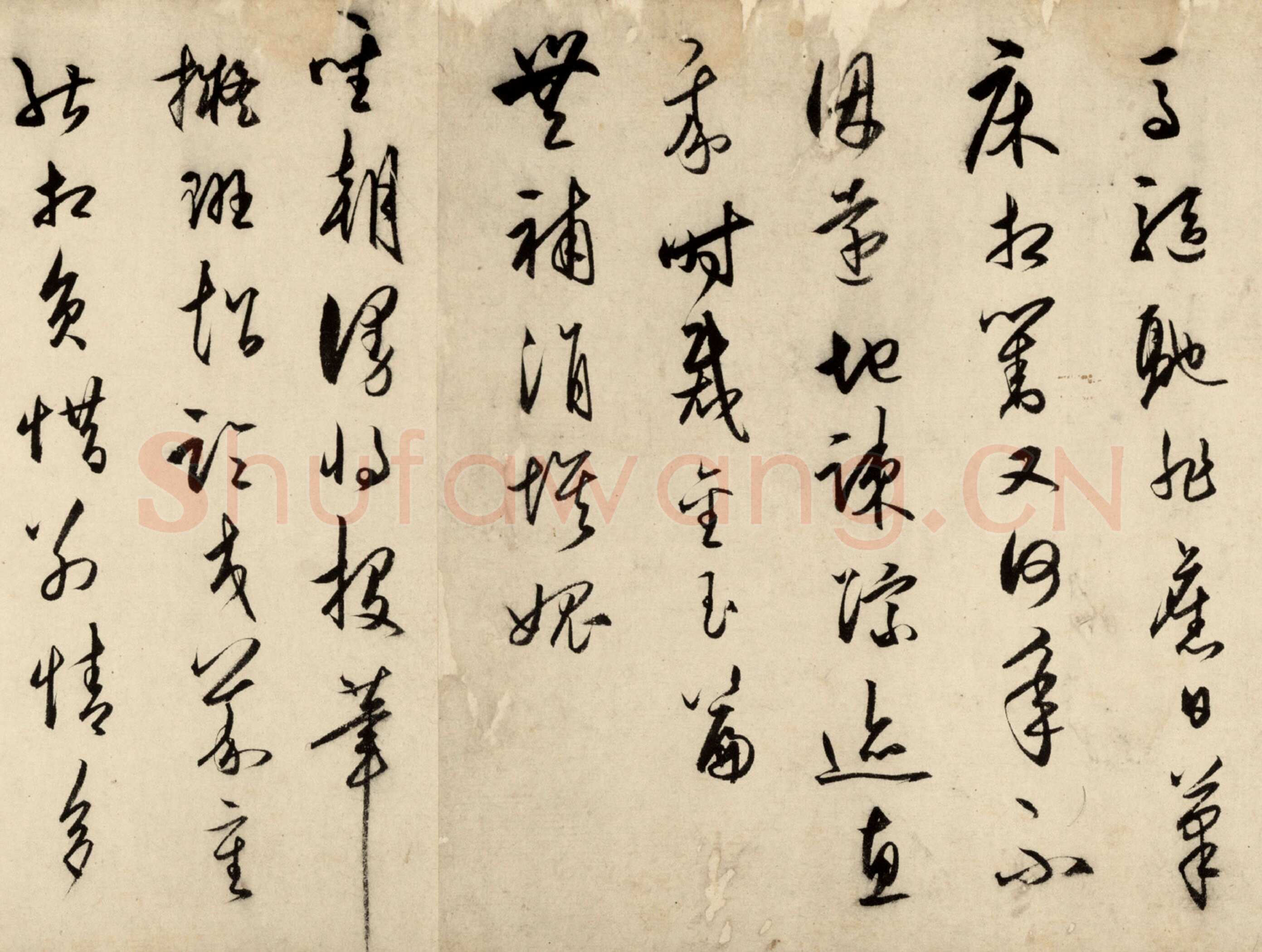 王守仁《龙江留别诗》纸本 草书 28.1×296.6cm 正德十一年(1516)北京故宫博物院藏