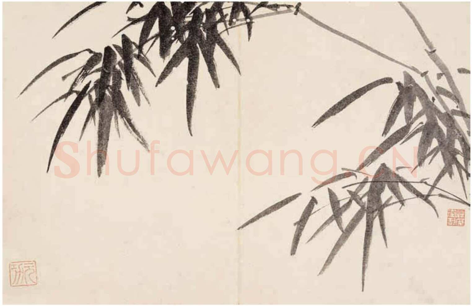 归庄《墨竹诗翰册》24.5×35.5cm×15 昆仑堂美术馆藏