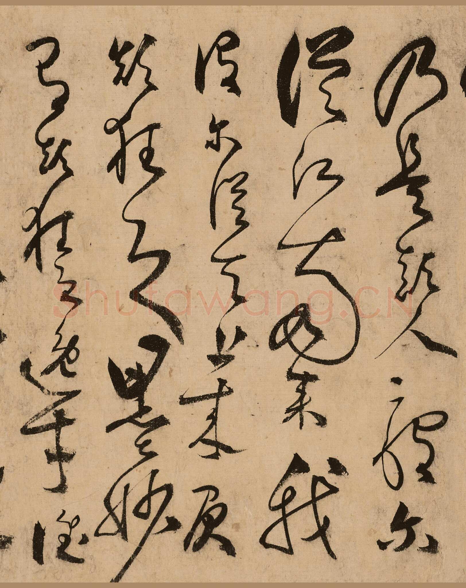 张弼《狂草任华怀素上人草书歌》(传)纸本 31.5×526cm