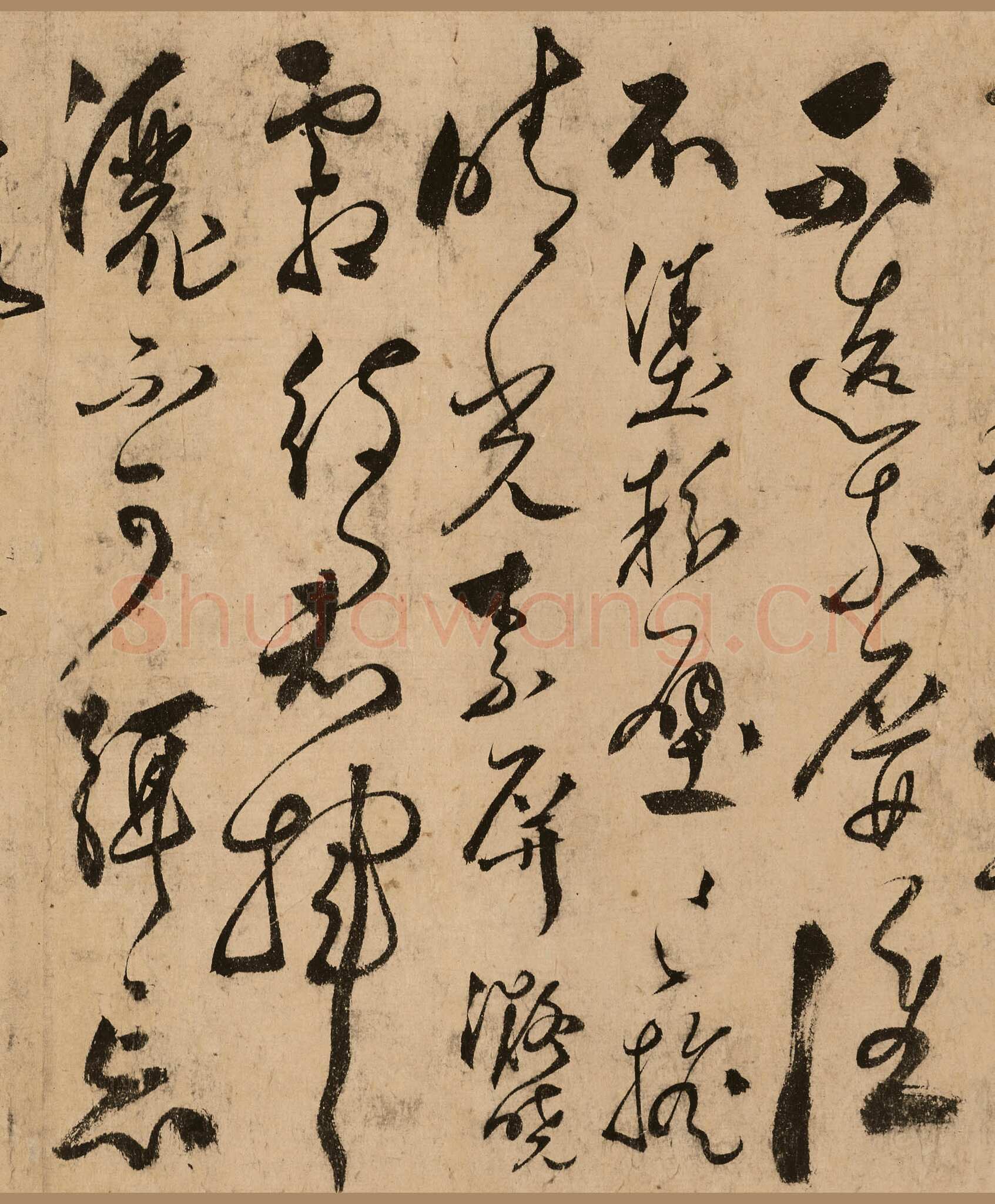 张弼《狂草任华怀素上人草书歌》(传)纸本 31.5×526cm