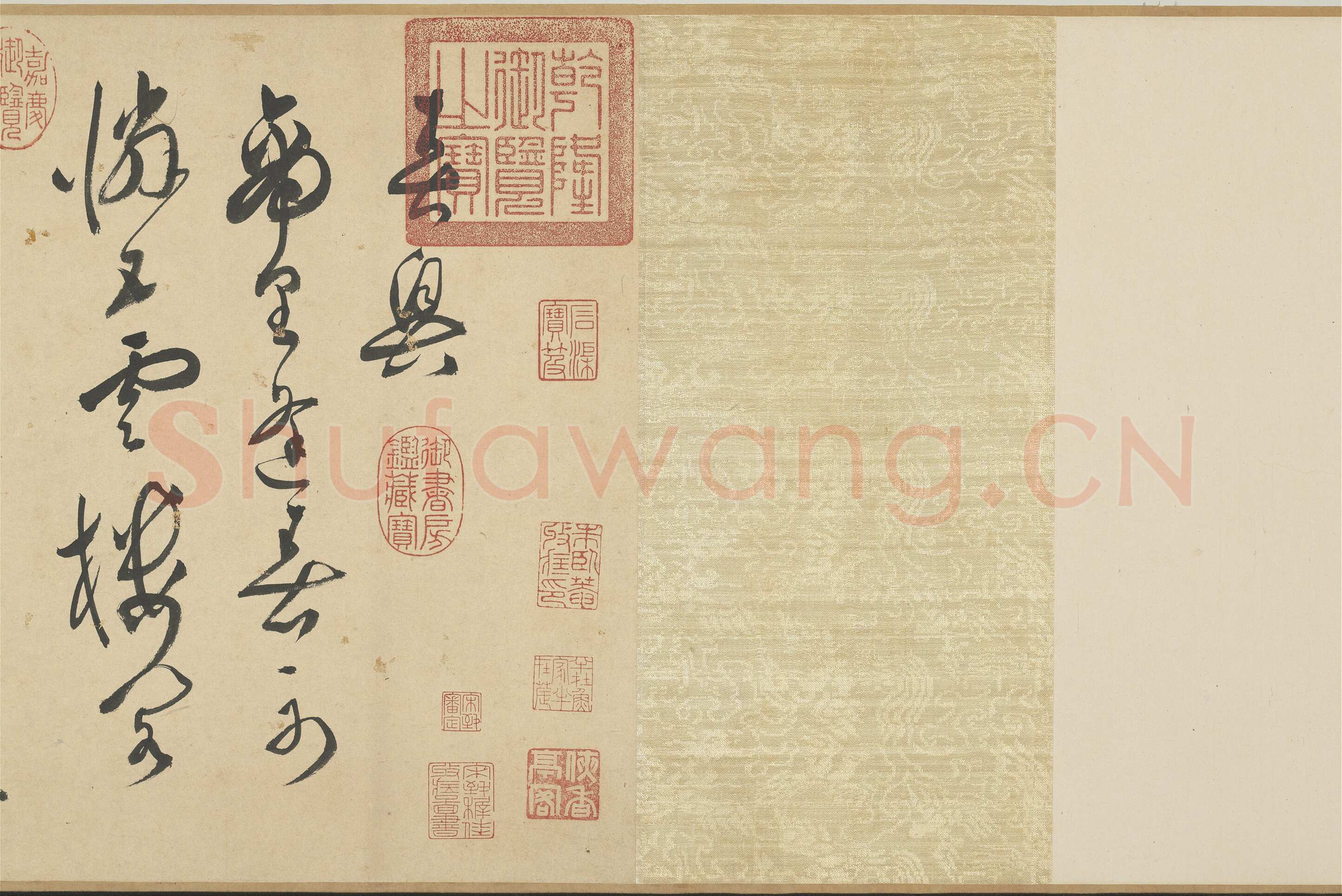 文彭《草书春兴等七言律诗卷》纸本 30×662.8cm 1570年 台北故宫博物院藏