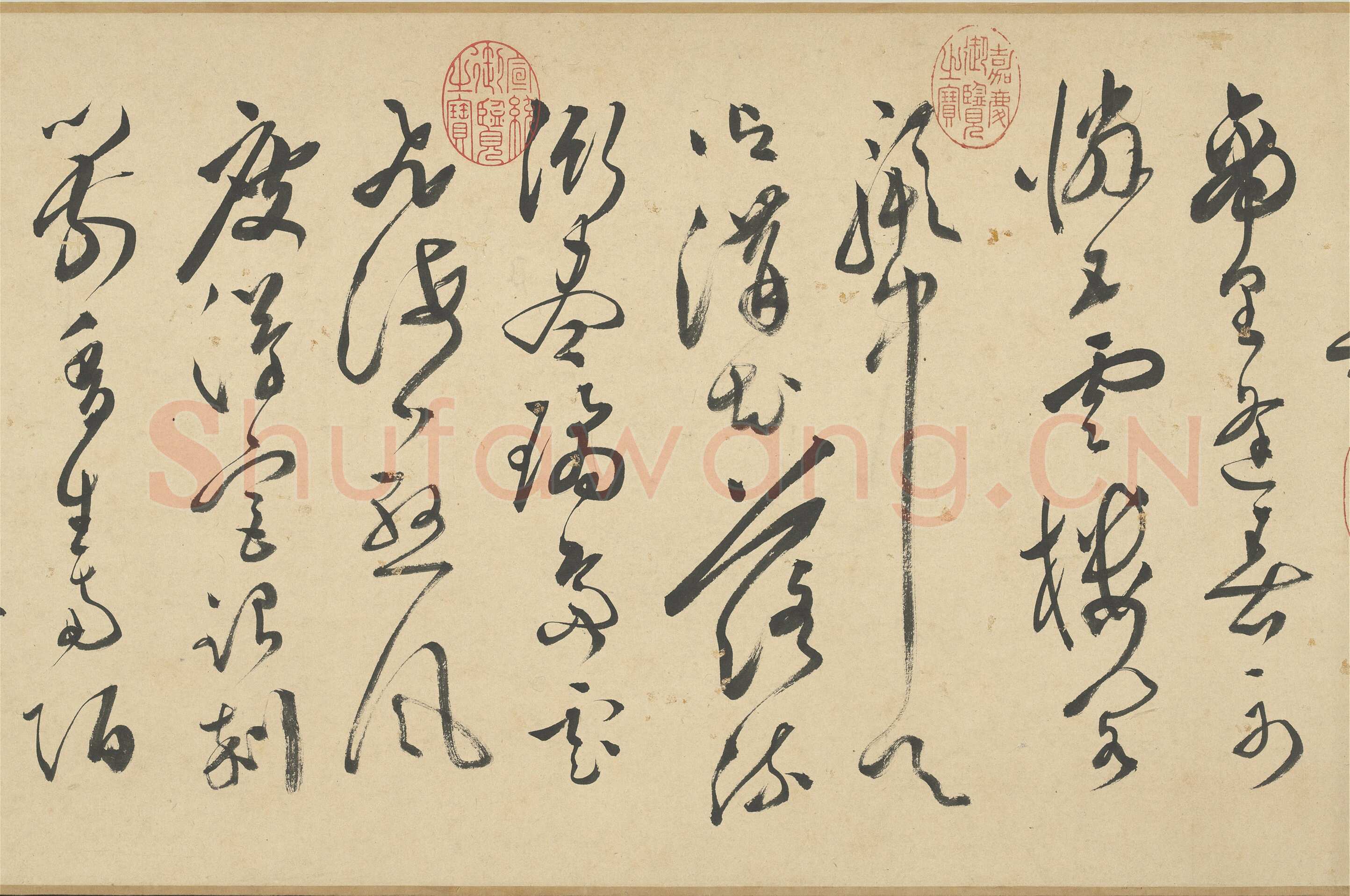 文彭《草书春兴等七言律诗卷》纸本 30×662.8cm 1570年 台北故宫博物院藏