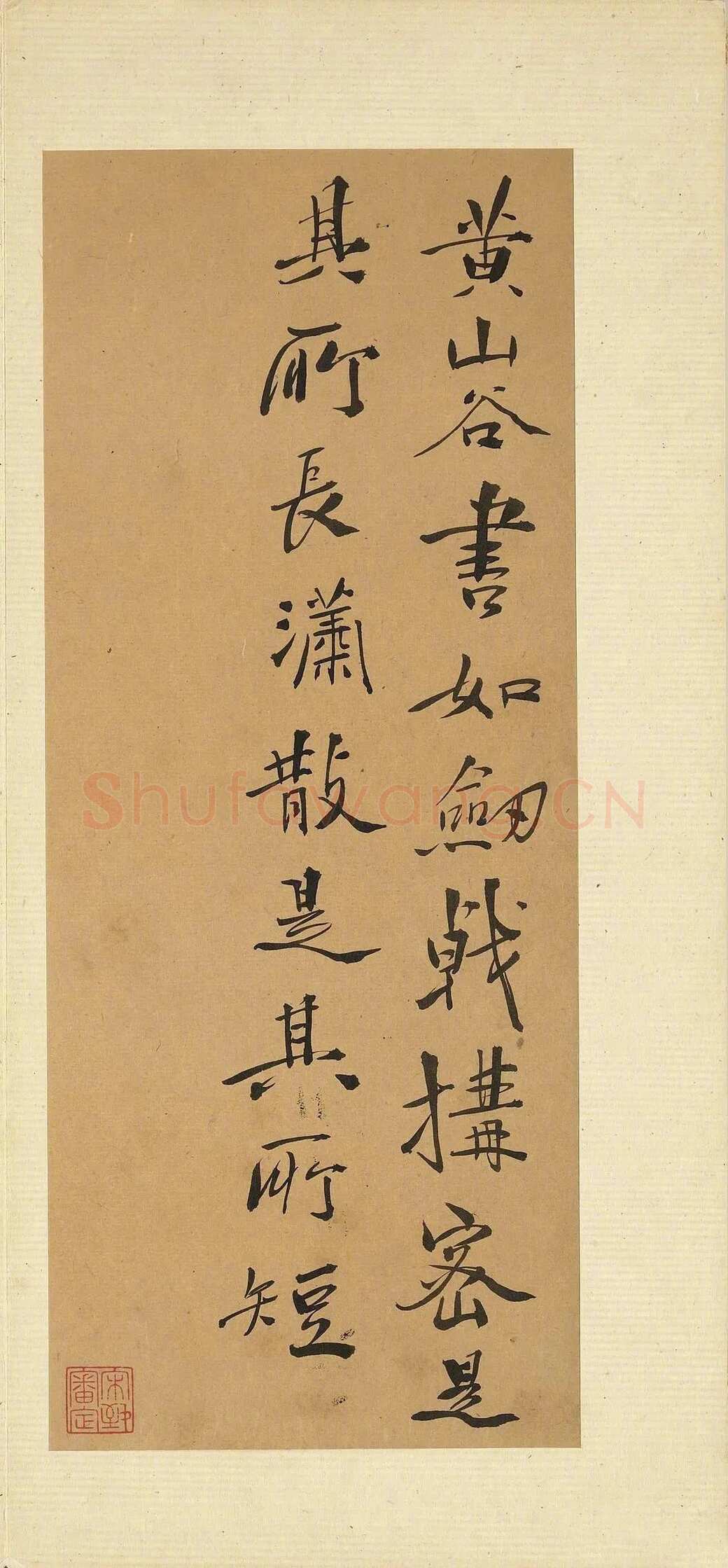 徐渭《诗帖并书评册》纸本 册(折装 · 方幅式)26.4×10.9 厘米 台北故宫博物院藏