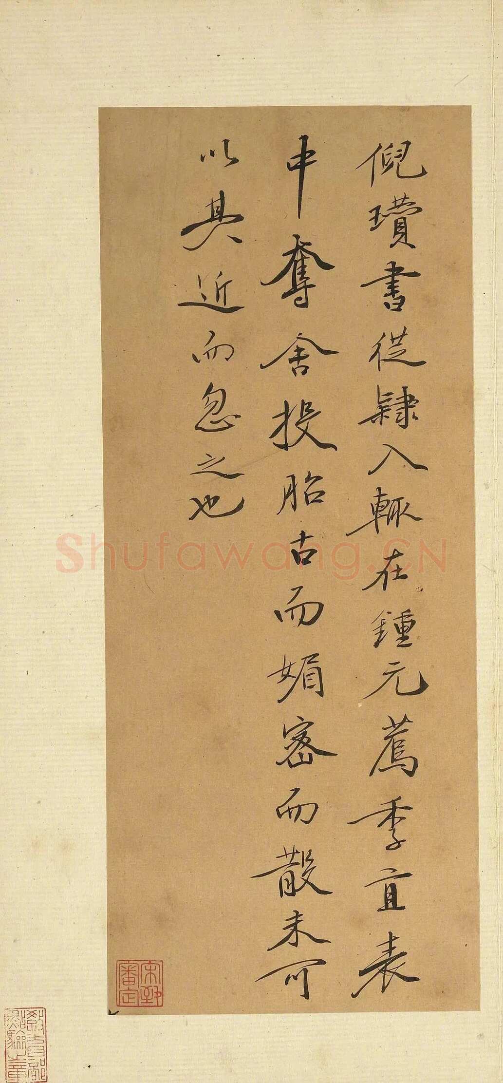 徐渭《诗帖并书评册》纸本 册(折装 · 方幅式)26.4×10.9 厘米 台北故宫博物院藏