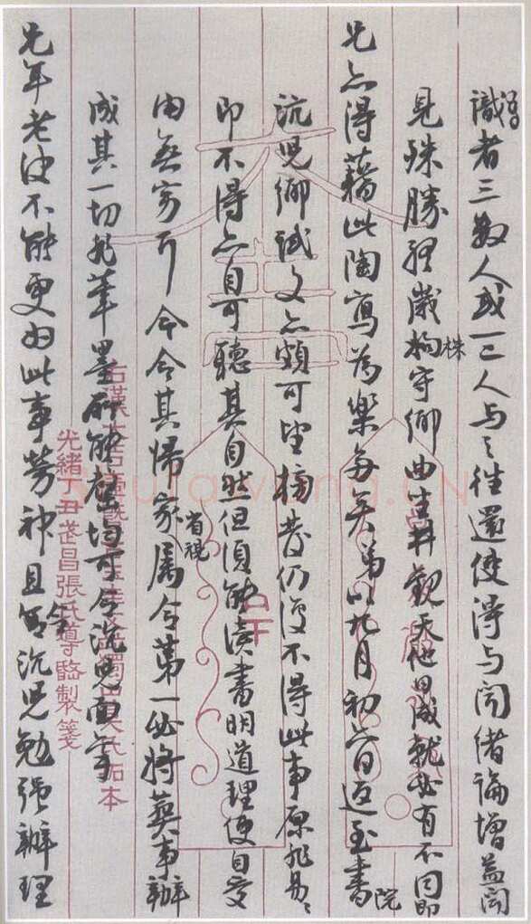 张裕钊致二兄尺牍