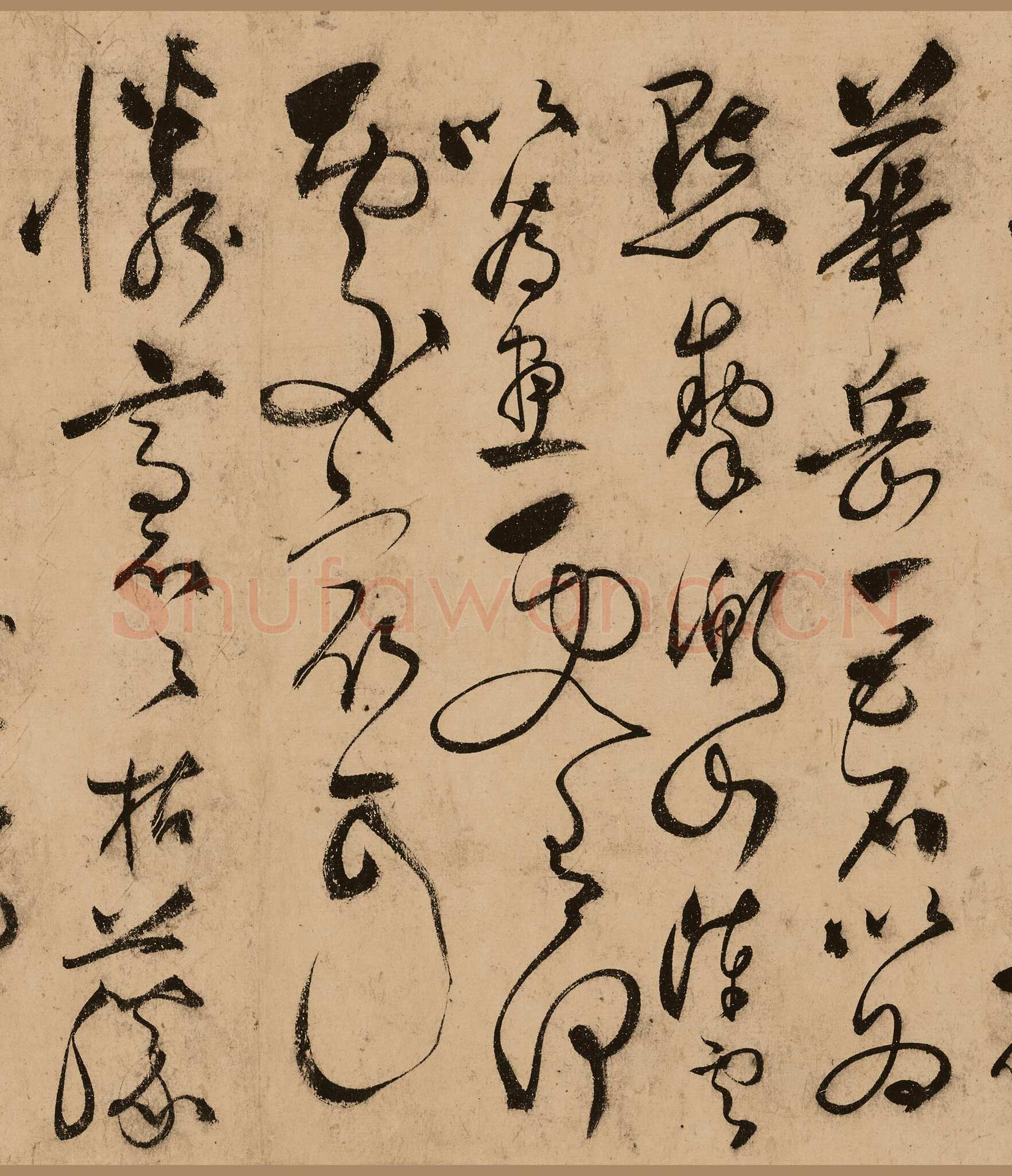 张弼《狂草任华怀素上人草书歌》(传)纸本 31.5×526cm